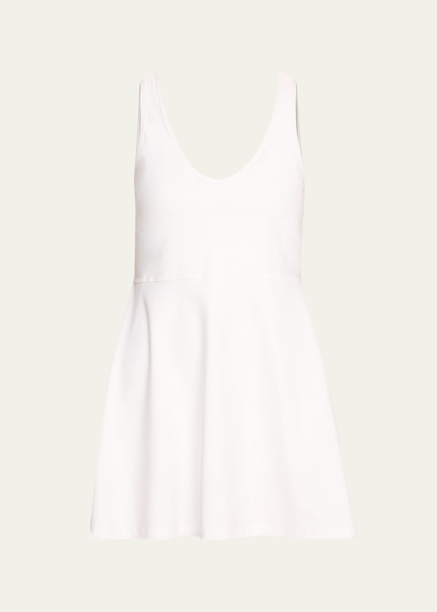 Shop Beyond Yoga Movement Spacedye Mini Tennis Dress In Cloud White