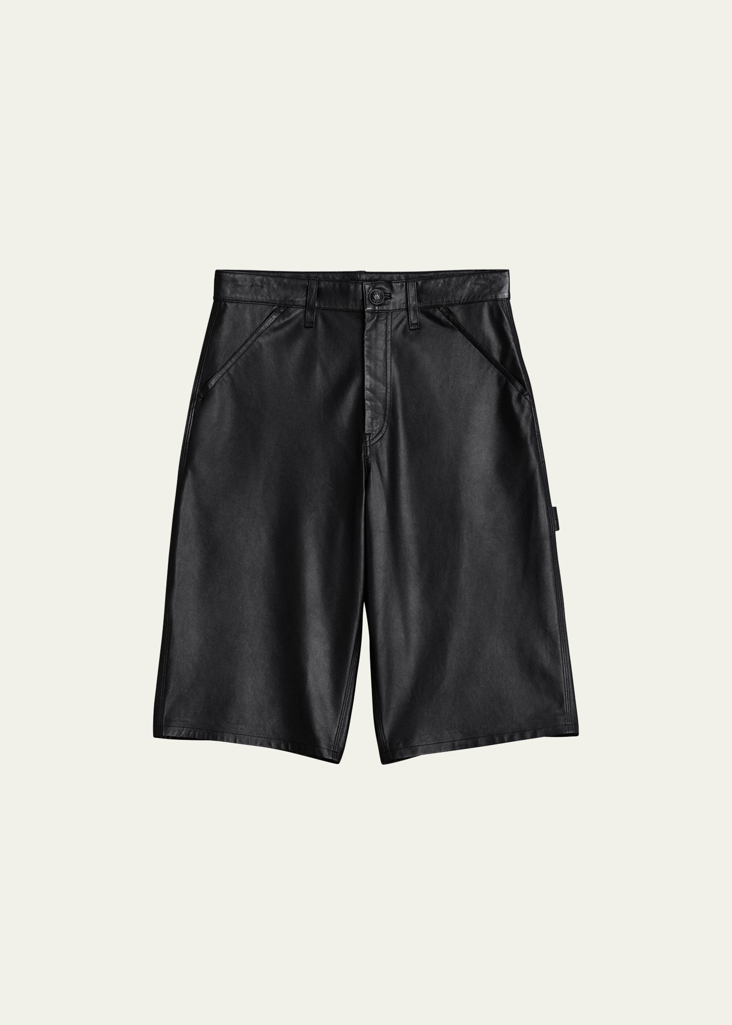Cavalry Leather Shorts