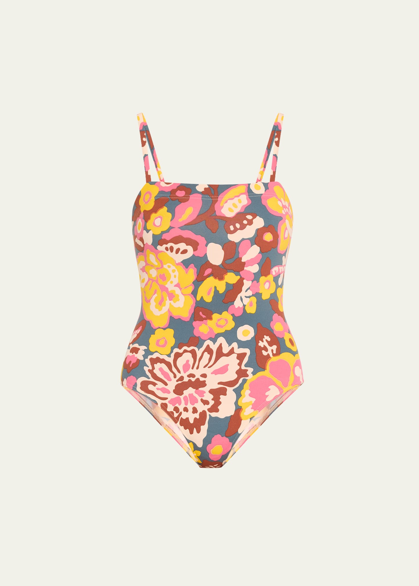 Shop Eres Imprime Flower Power Cajou One-piece Swimsuit
