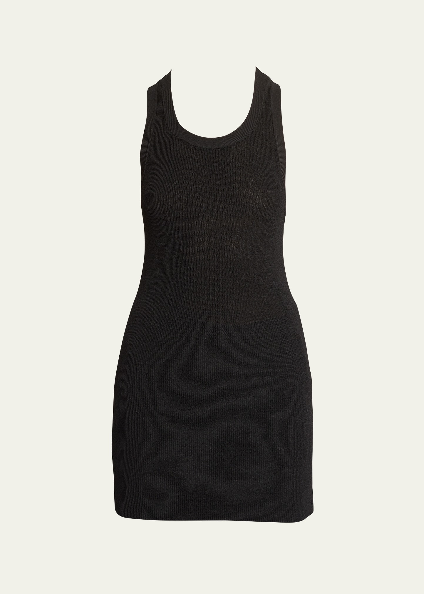 Proenza Schouler Knit Tank Top With Draped Detail In Black