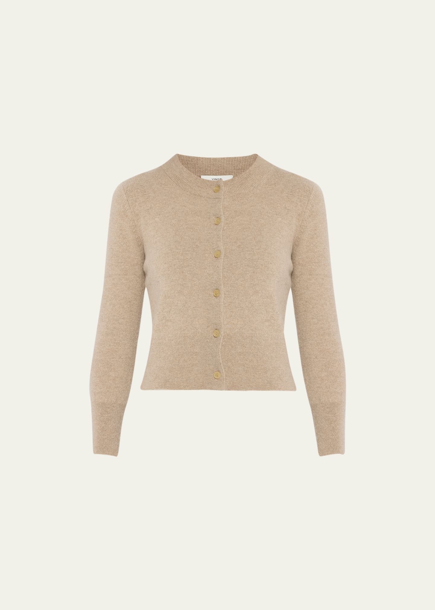 Vince Ribbed Cashmere and Silk Fitted Cardigan - Bergdorf Goodman