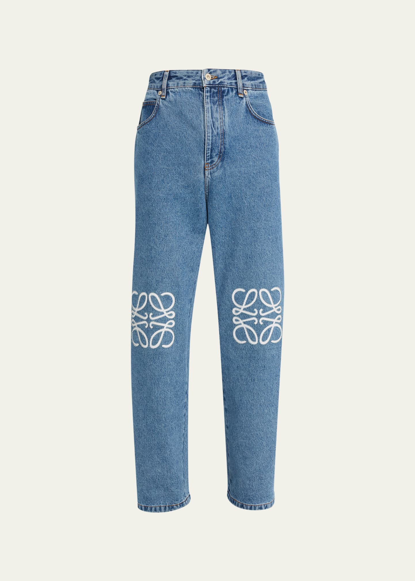 Loewe x Paula's Ibiza Men's Boot-Cut Cutoff Jeans