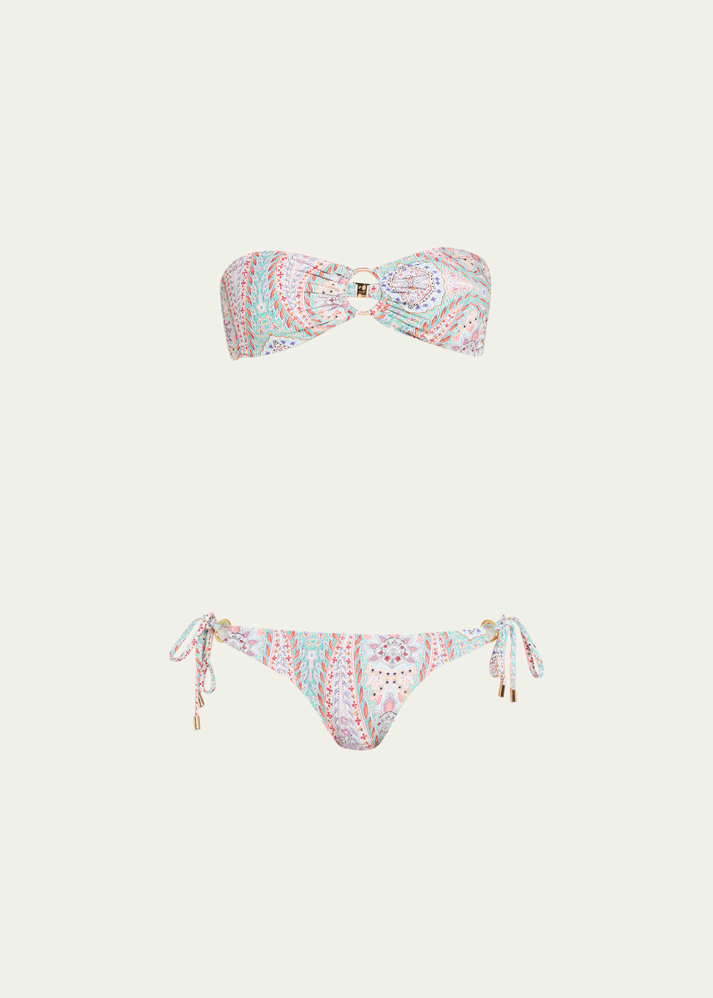 Melissa Odabash Tortola Paisley-printed Bikini Bottoms In Artemis