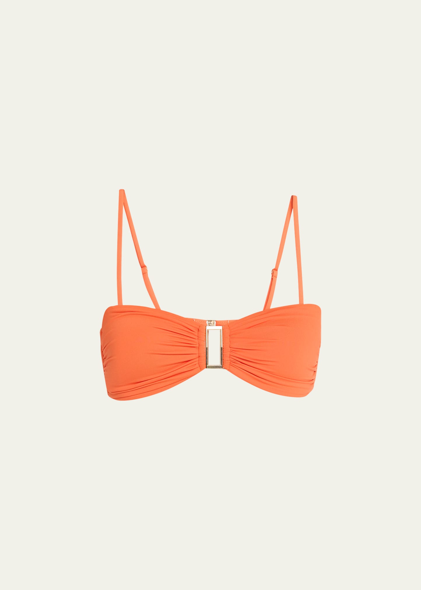 Melissa Odabash Spain Bandeau Bikini Top In Apricot