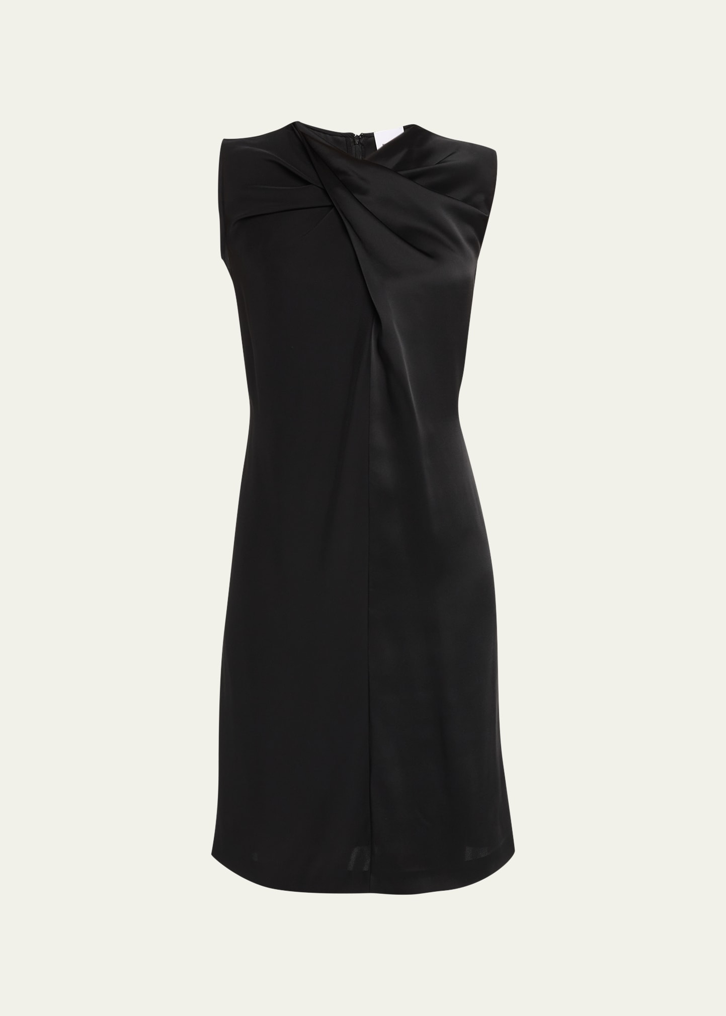 Burberry Panelled Sleeveless Dress In Black