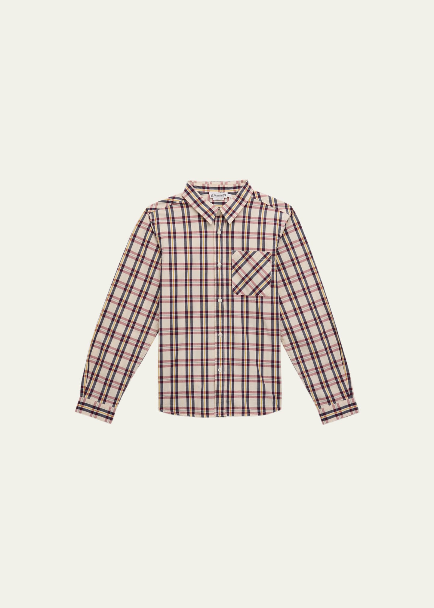 Bonpoint Boy's Tango Plaid Shirt, Size 4-12