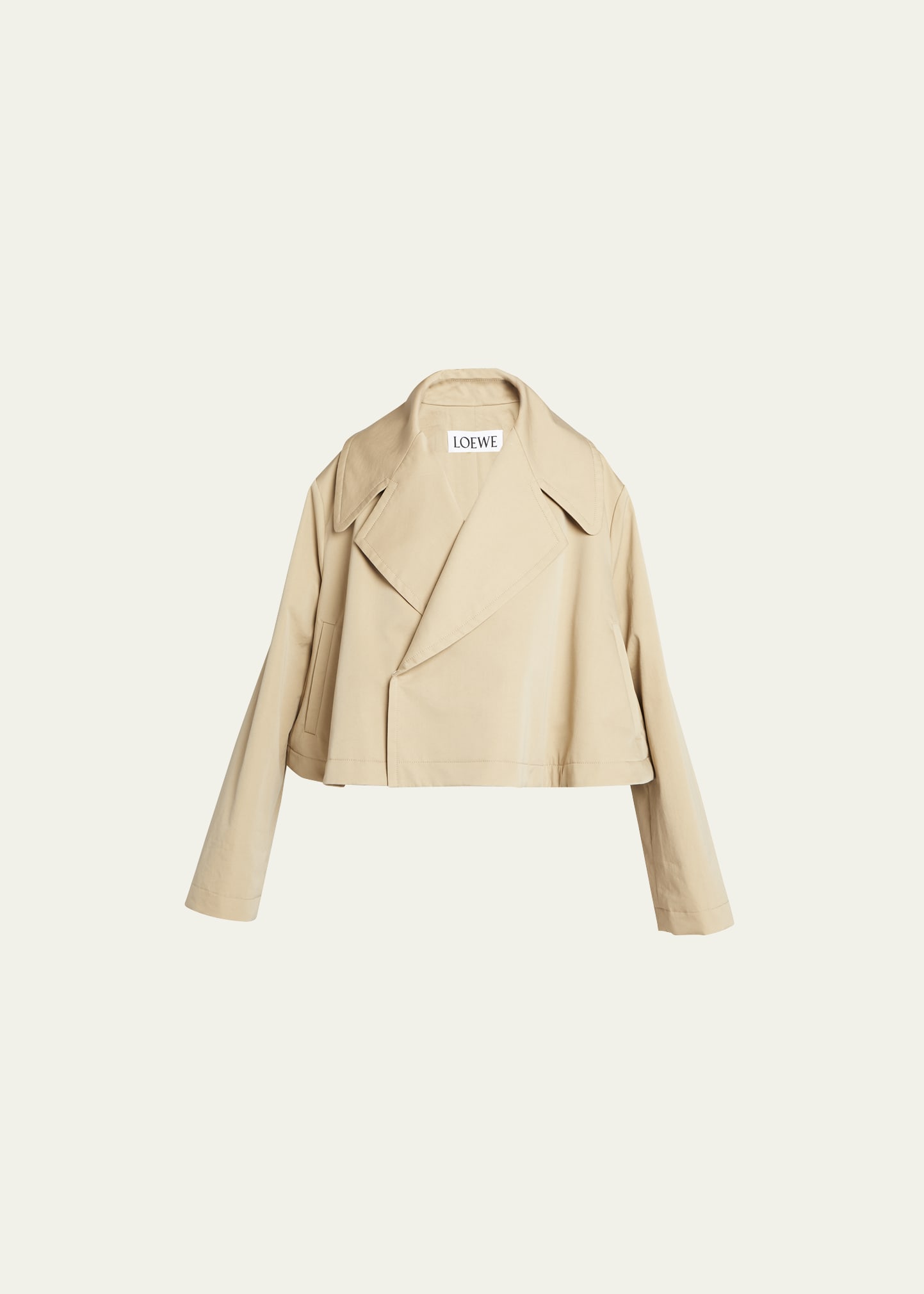 Trapeze Short Trench Jacket