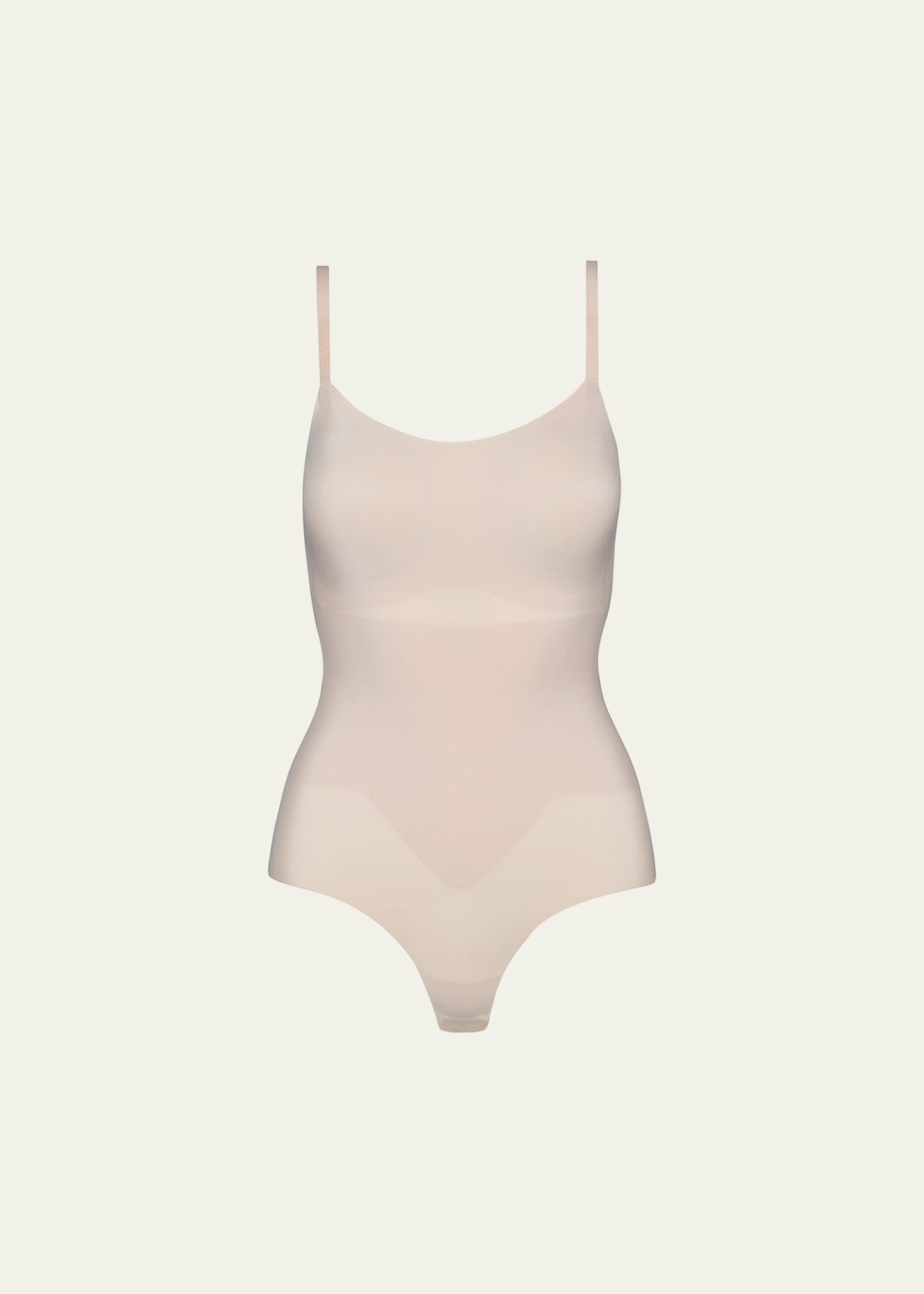 Commando Zone Smoothing Bodysuit In Beige