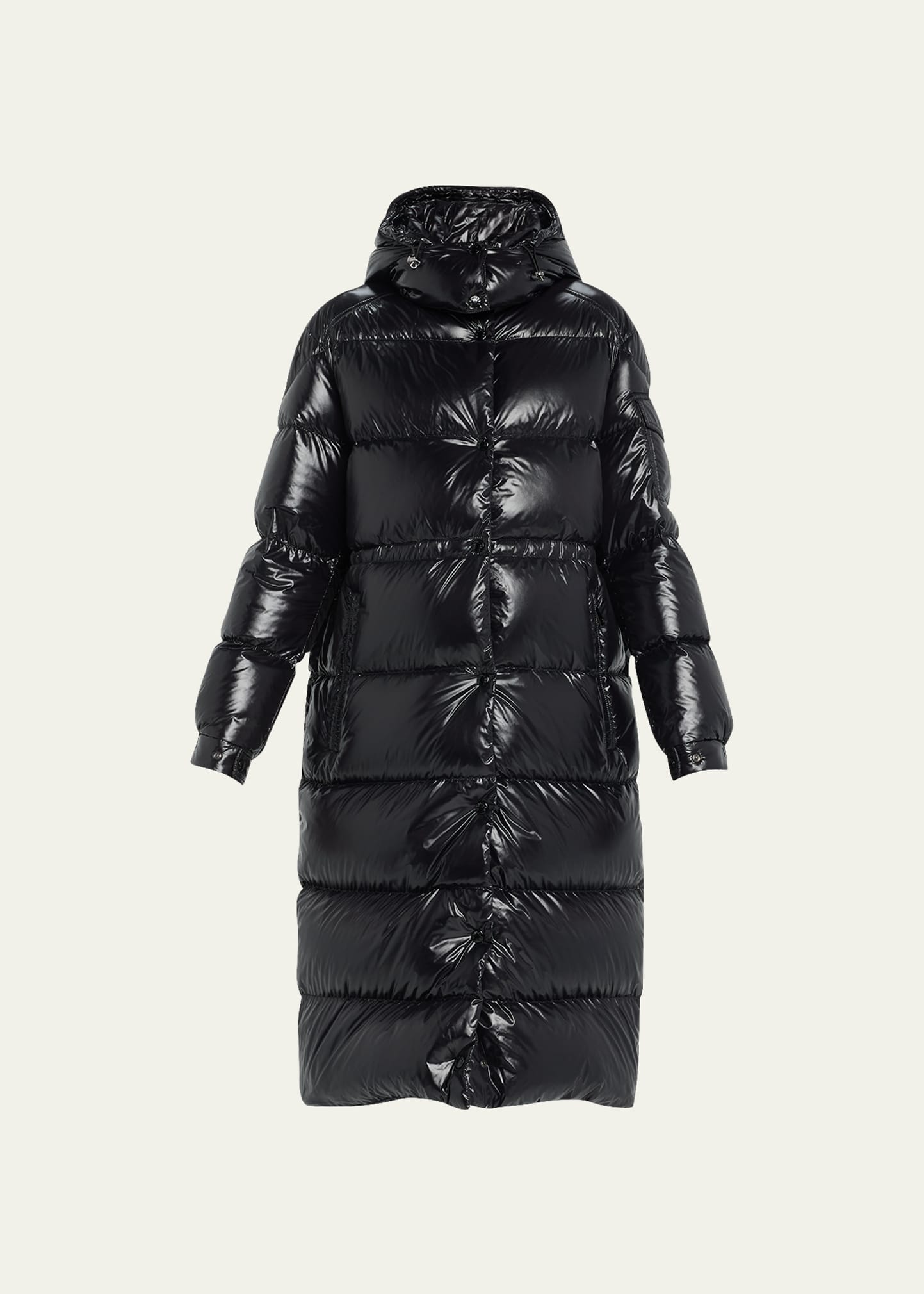 Moncler Maire Shiny Puffer Jacket with Removable Hood - Bergdorf Goodman