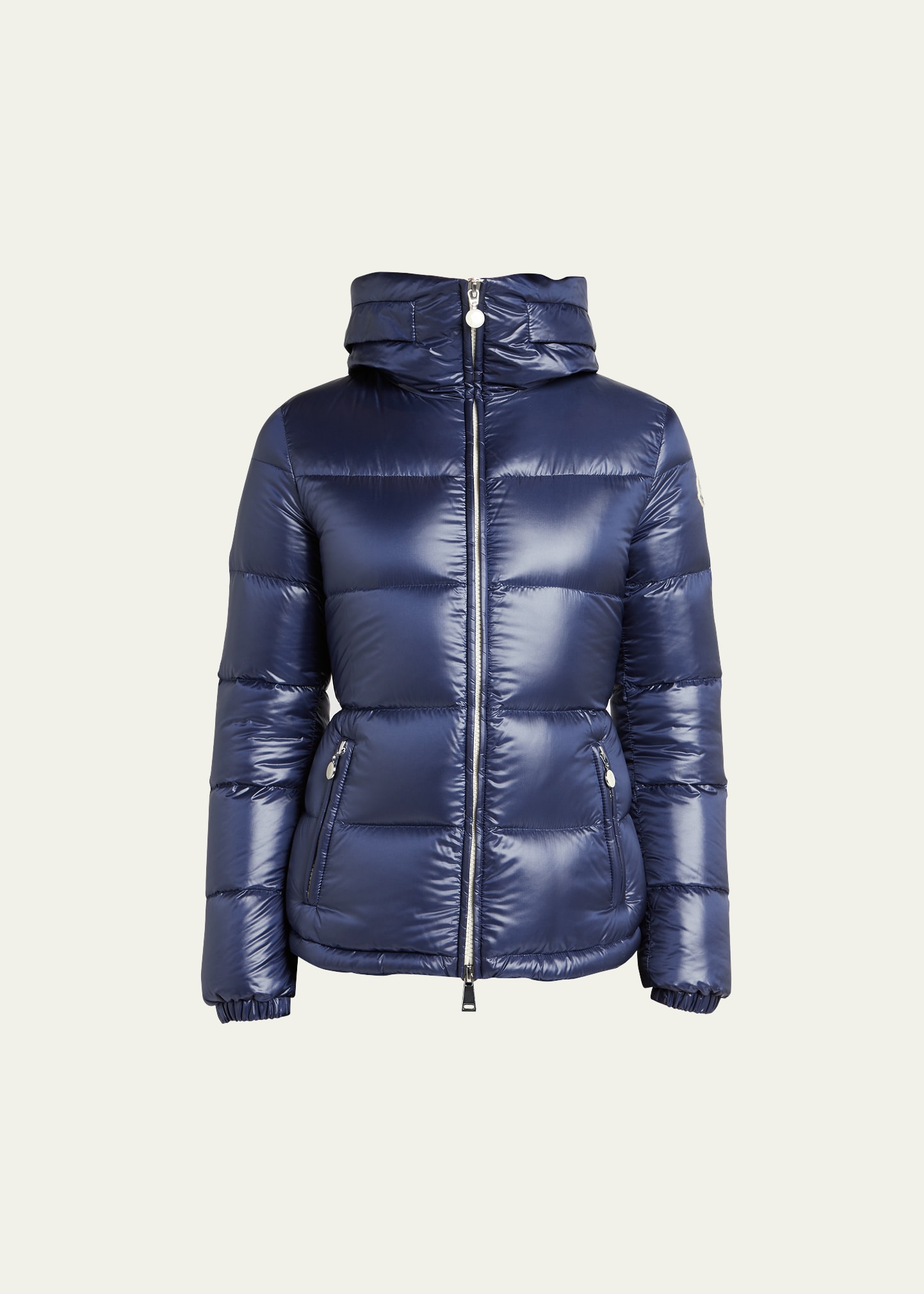 Moncler Douro Tech Down Jacket In Pastel Blue