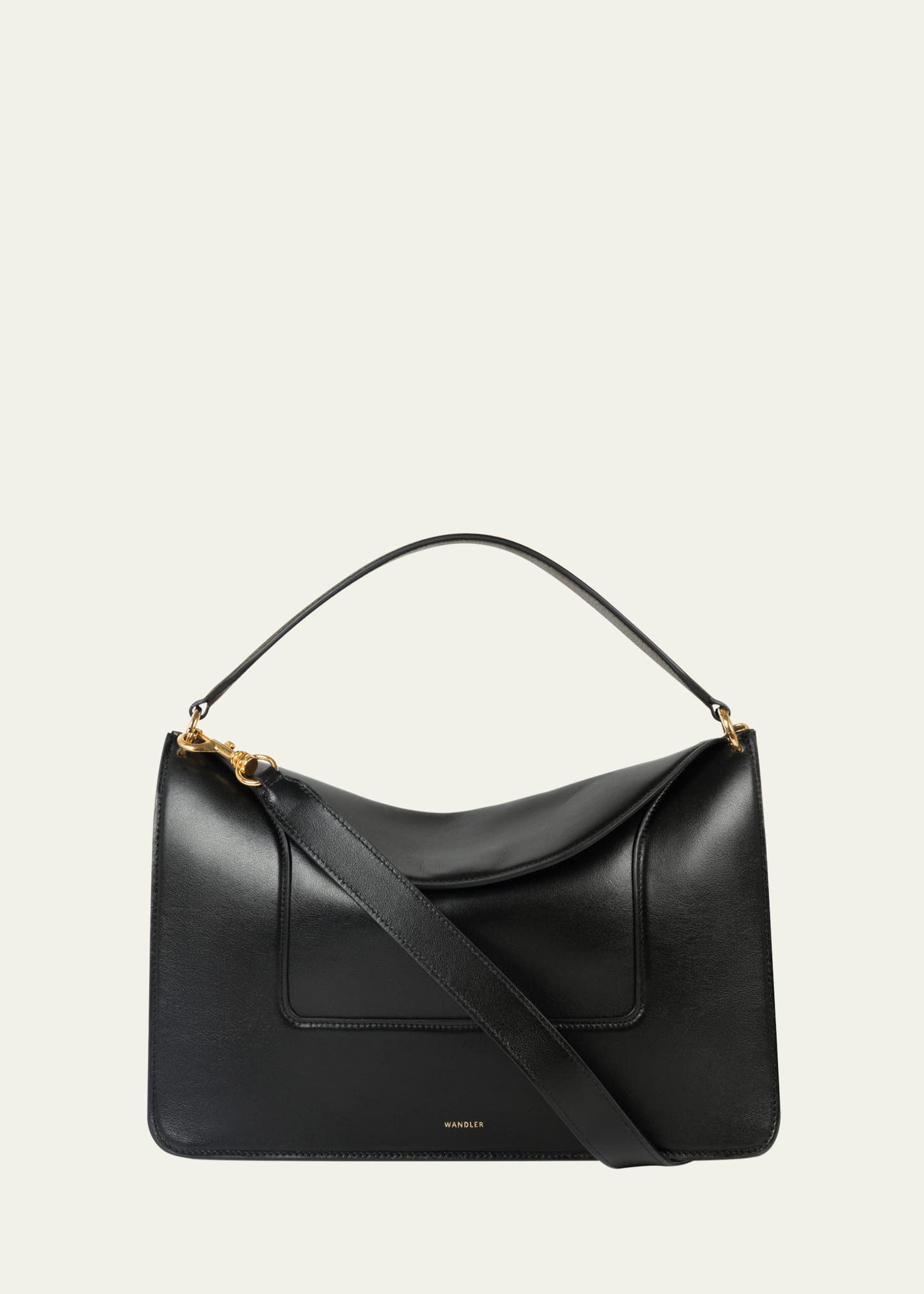 Wandler Penelope Leather Shoulder Bag In 3279 Black