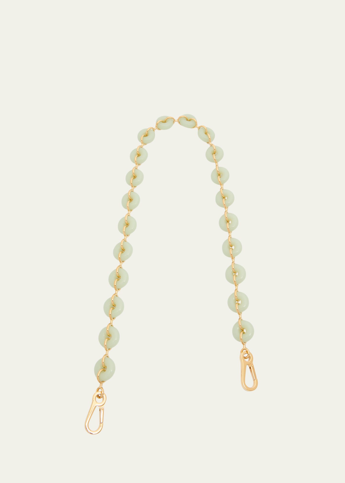 Loewe Donut Chain Shoulder Strap In 7829 Spring Jade