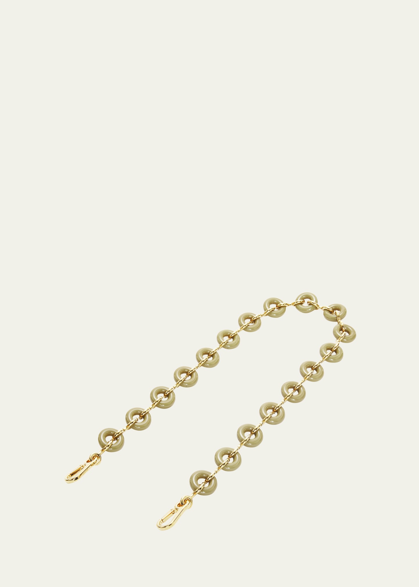 Loewe Donut Chain Shoulder Strap In Gold