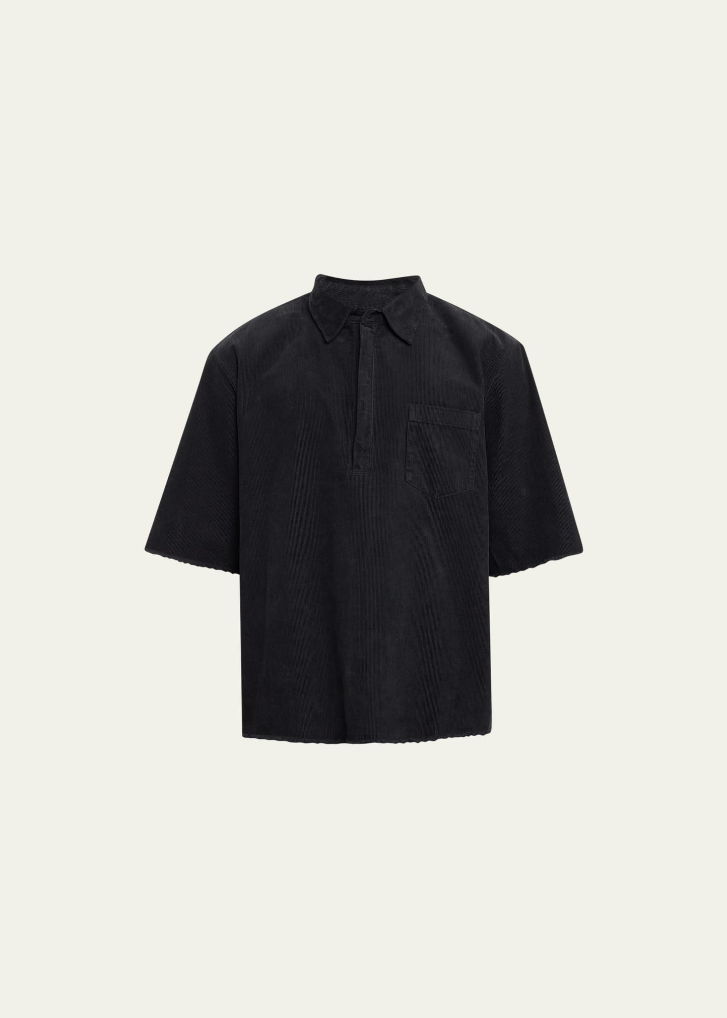Men's Talladega Corduroy Half-Zip Polo Shirt