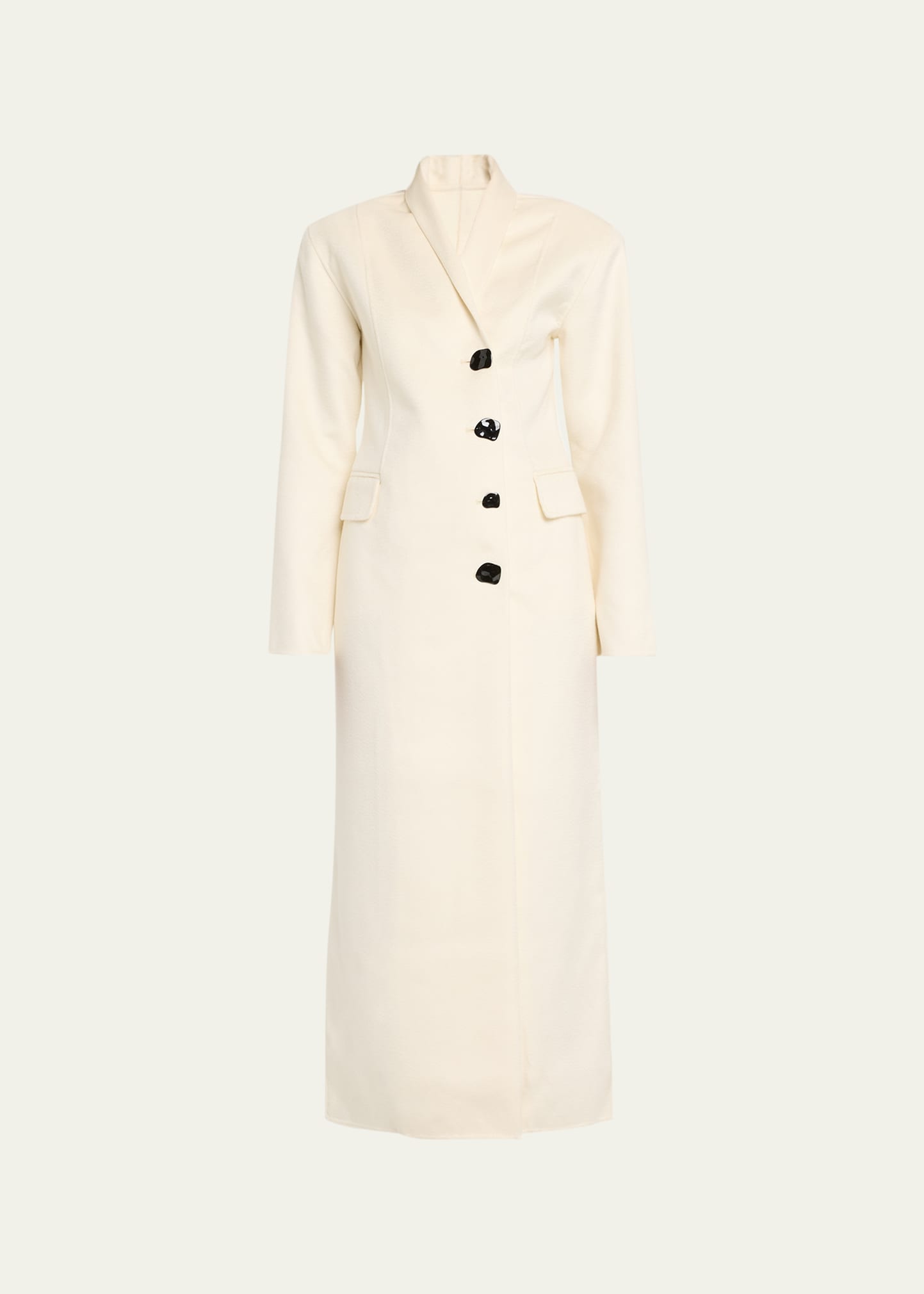 Karen Long Wool Coat