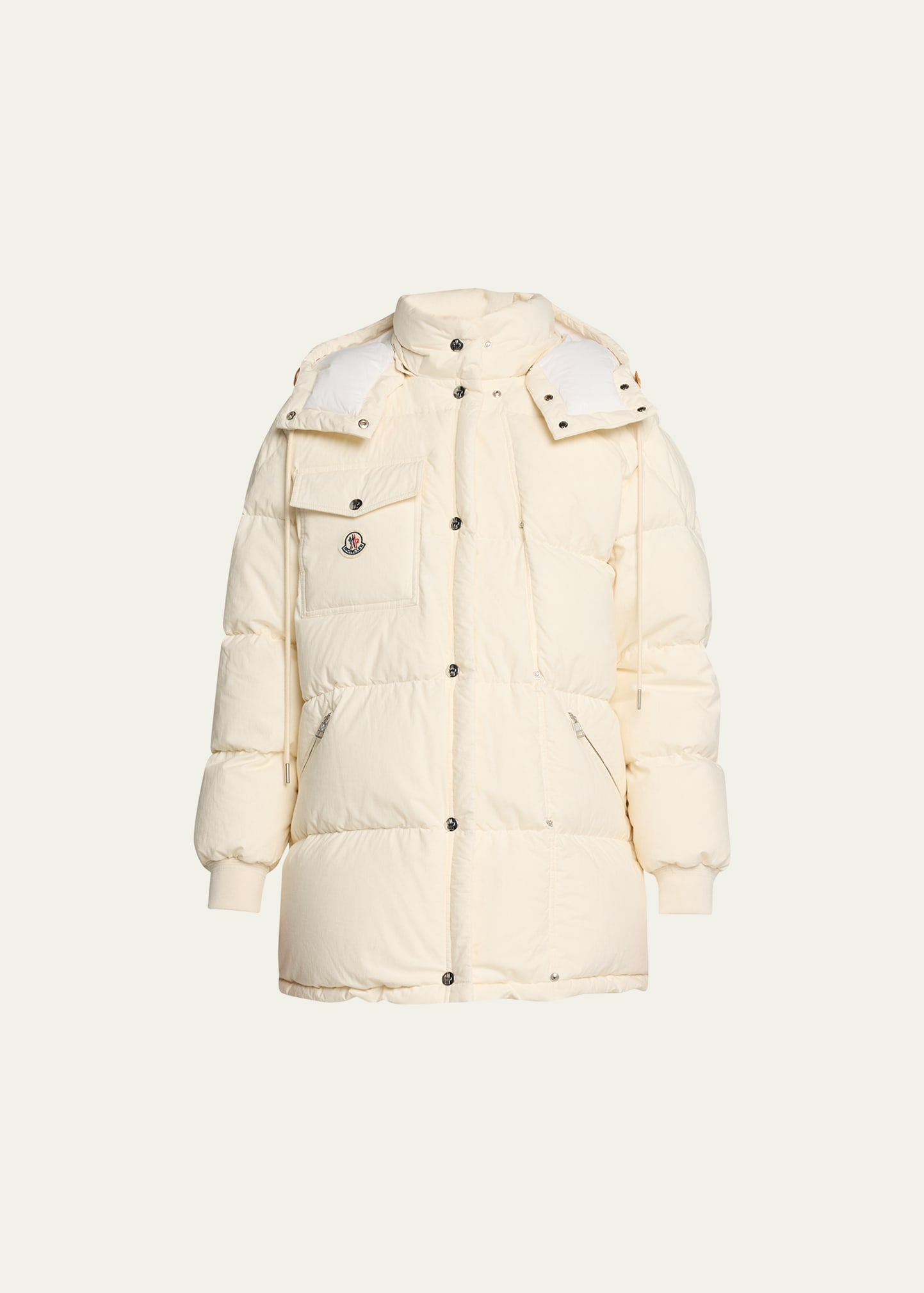 Shop Moncler Karakorum Cotton In Cream