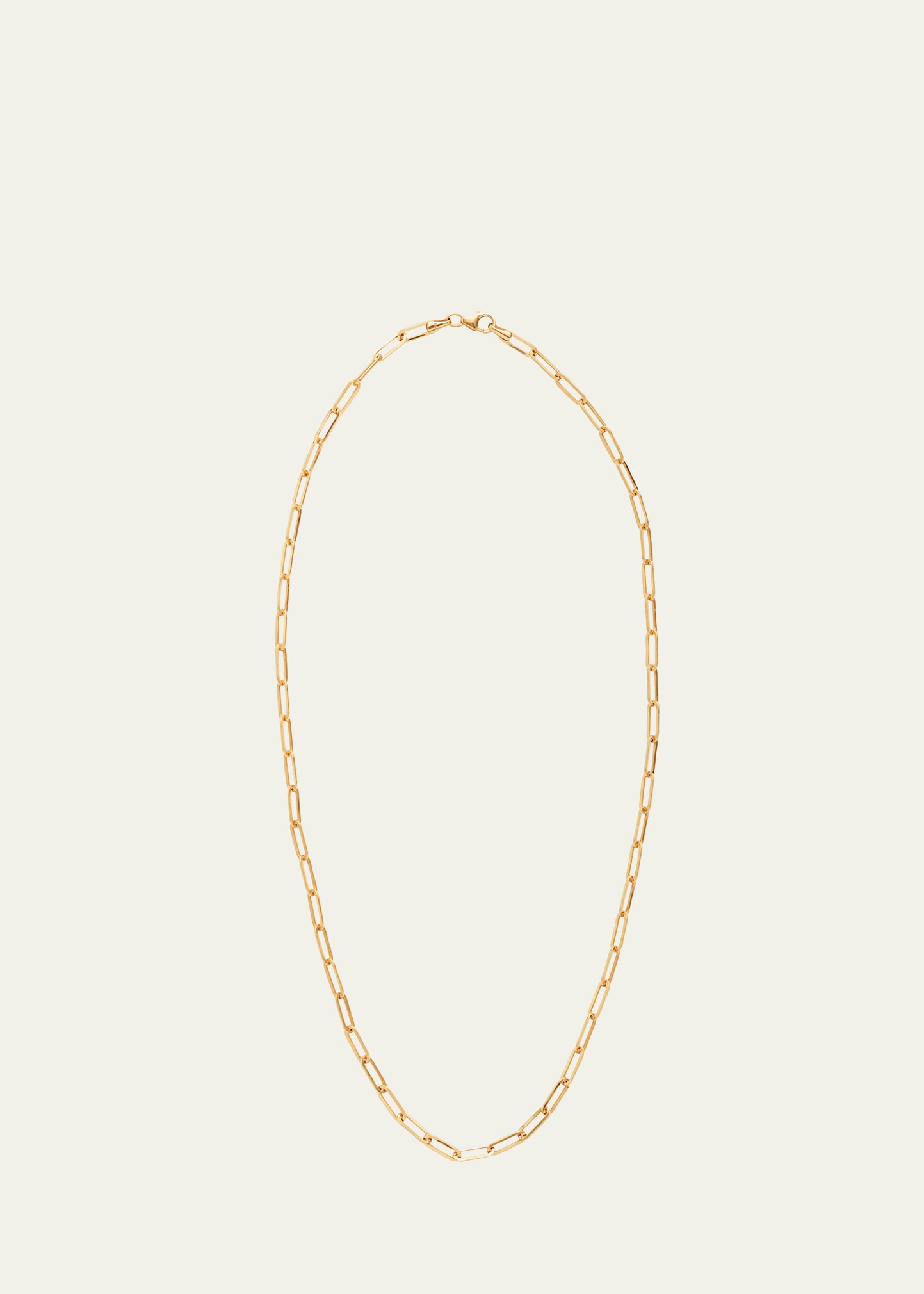 18K Yellow Gold Chain C Necklace