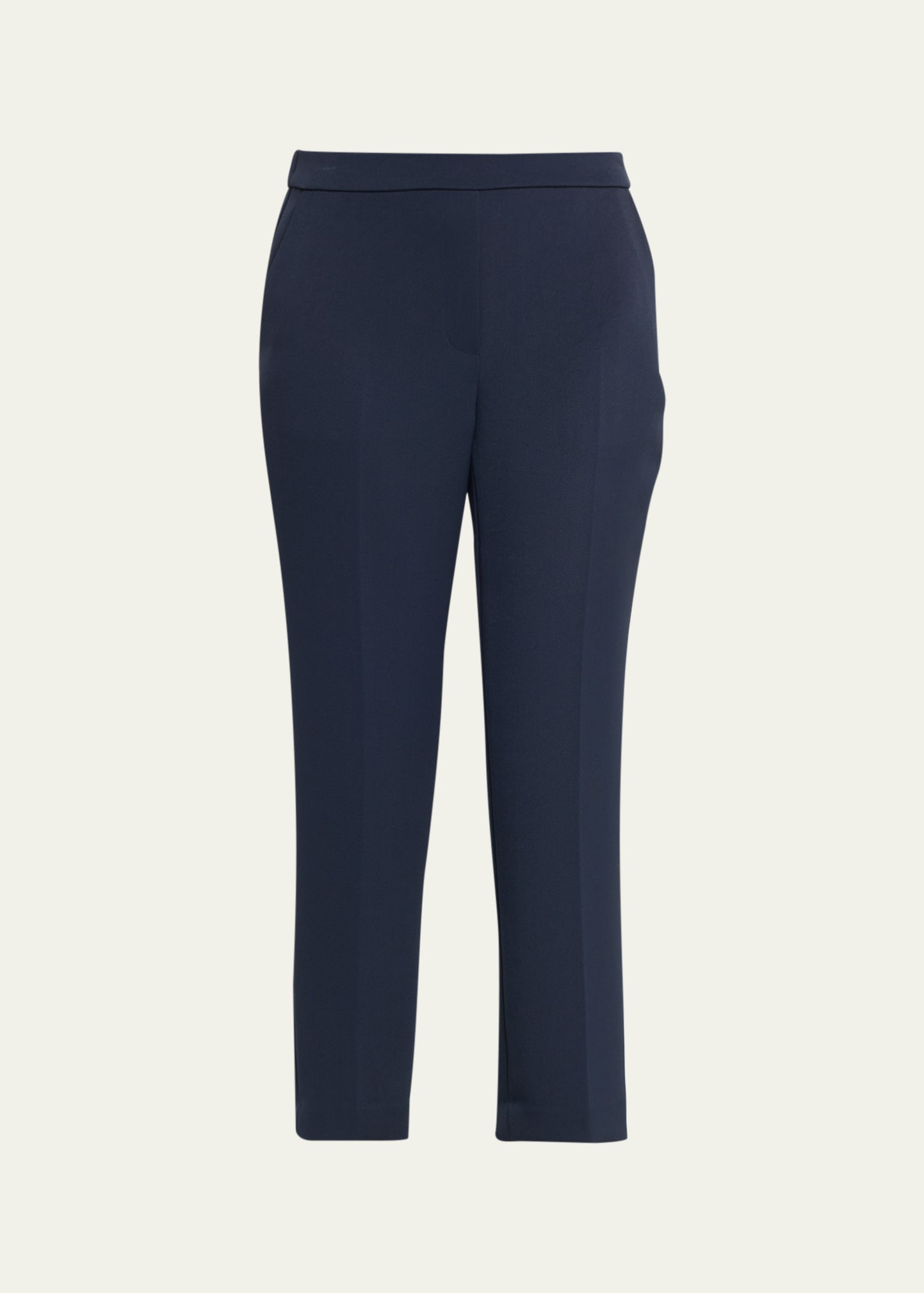 Theory Treeca Oxford Crepe Pull-on Pants In Nctrn Way