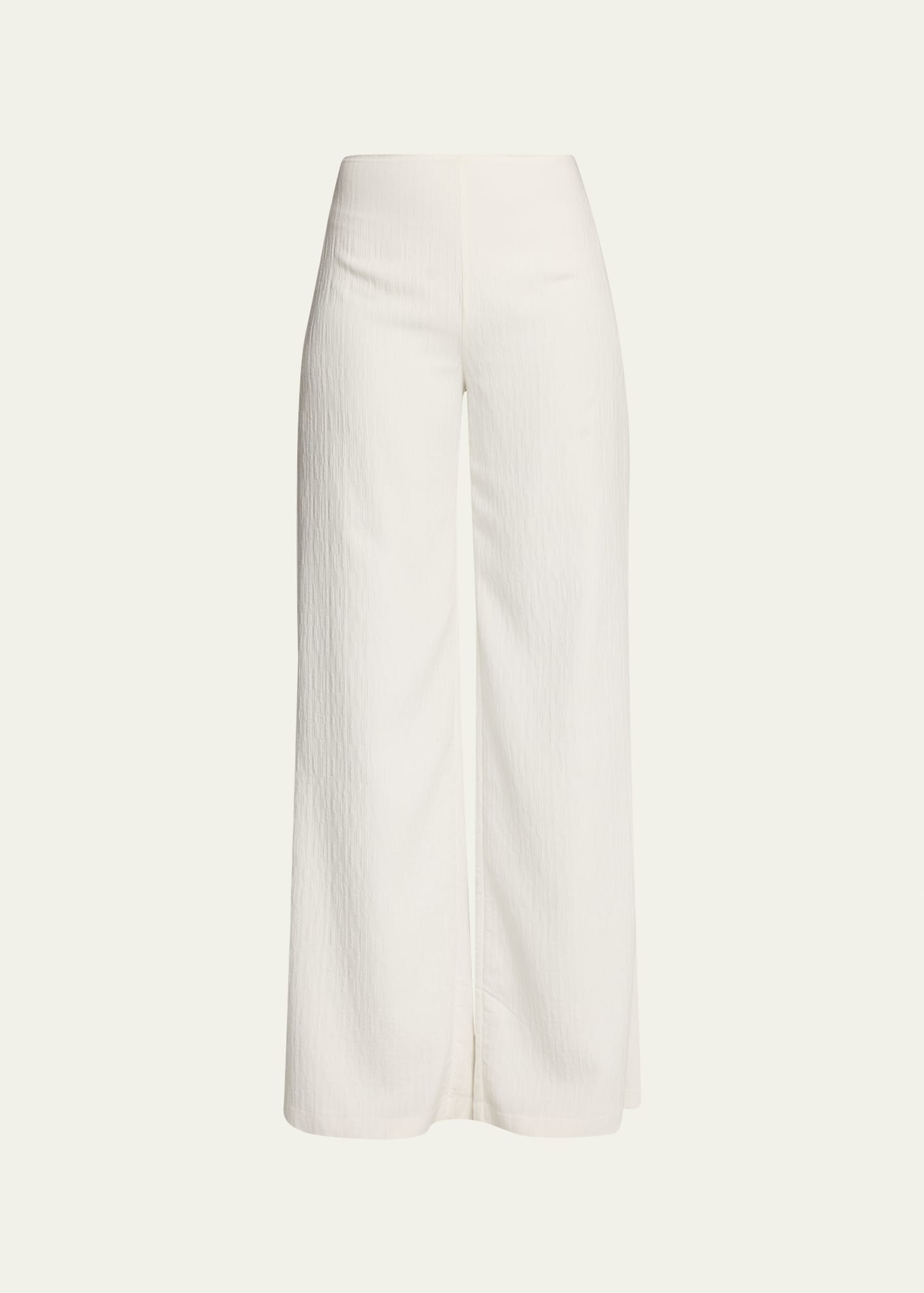 Sia Wide-Leg Plisse Pants