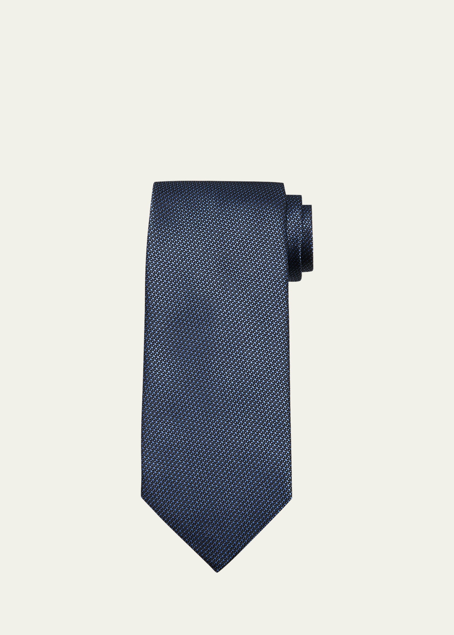 Men's Micro-Jacquard Silk Tie