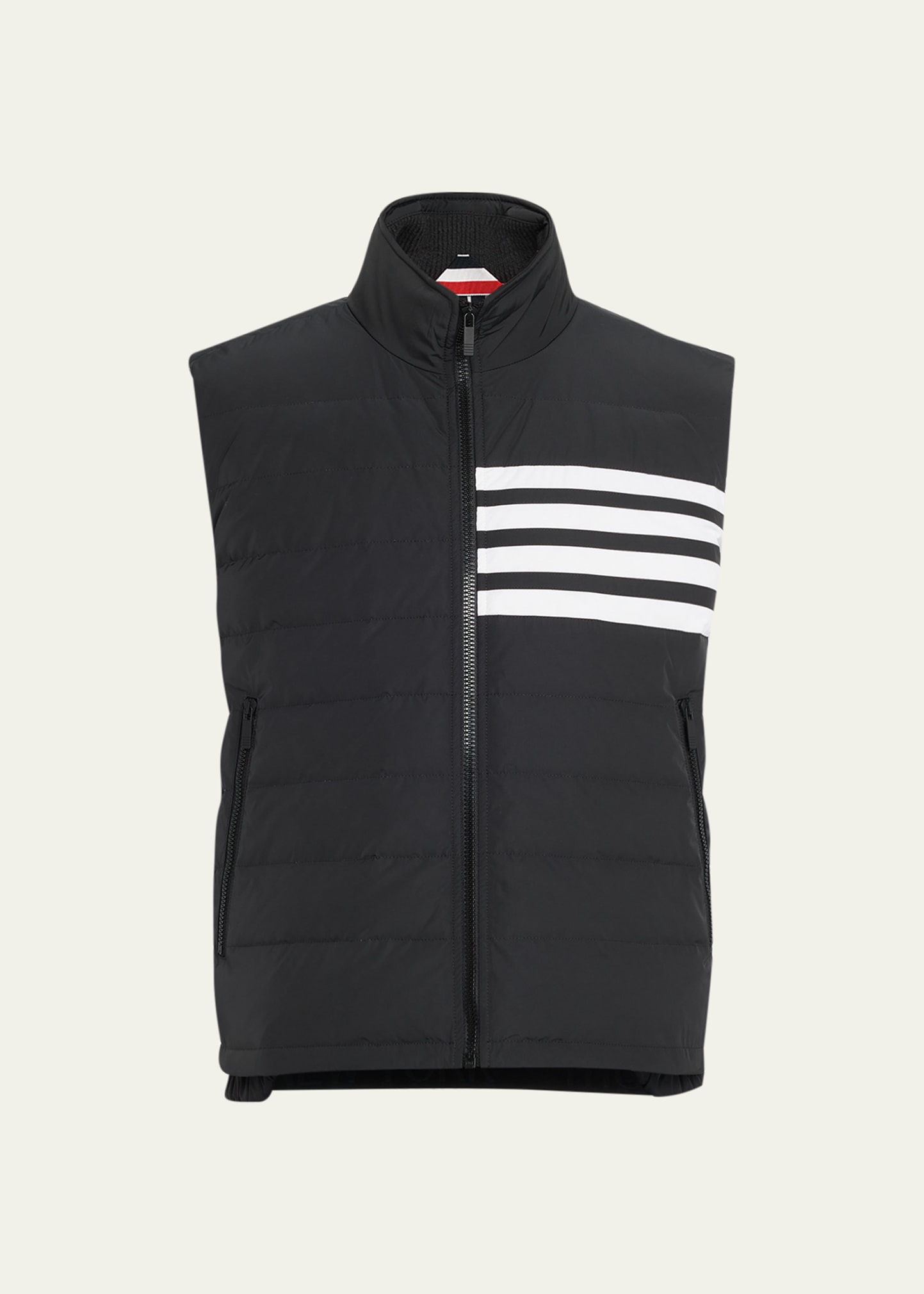 Men's Matte Nylon 4-Bar Down Vest