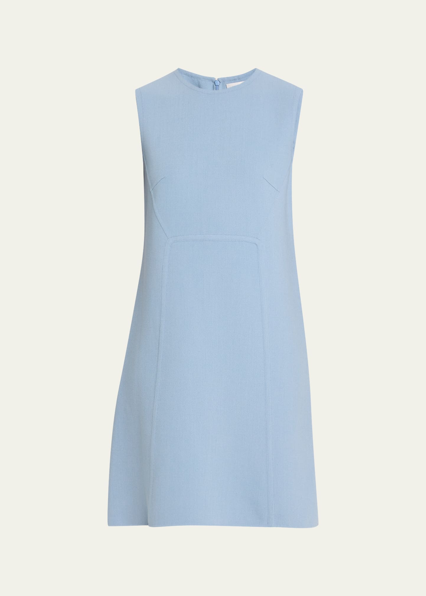 Michael Kors Double-face Wool Shift Dress In Coast