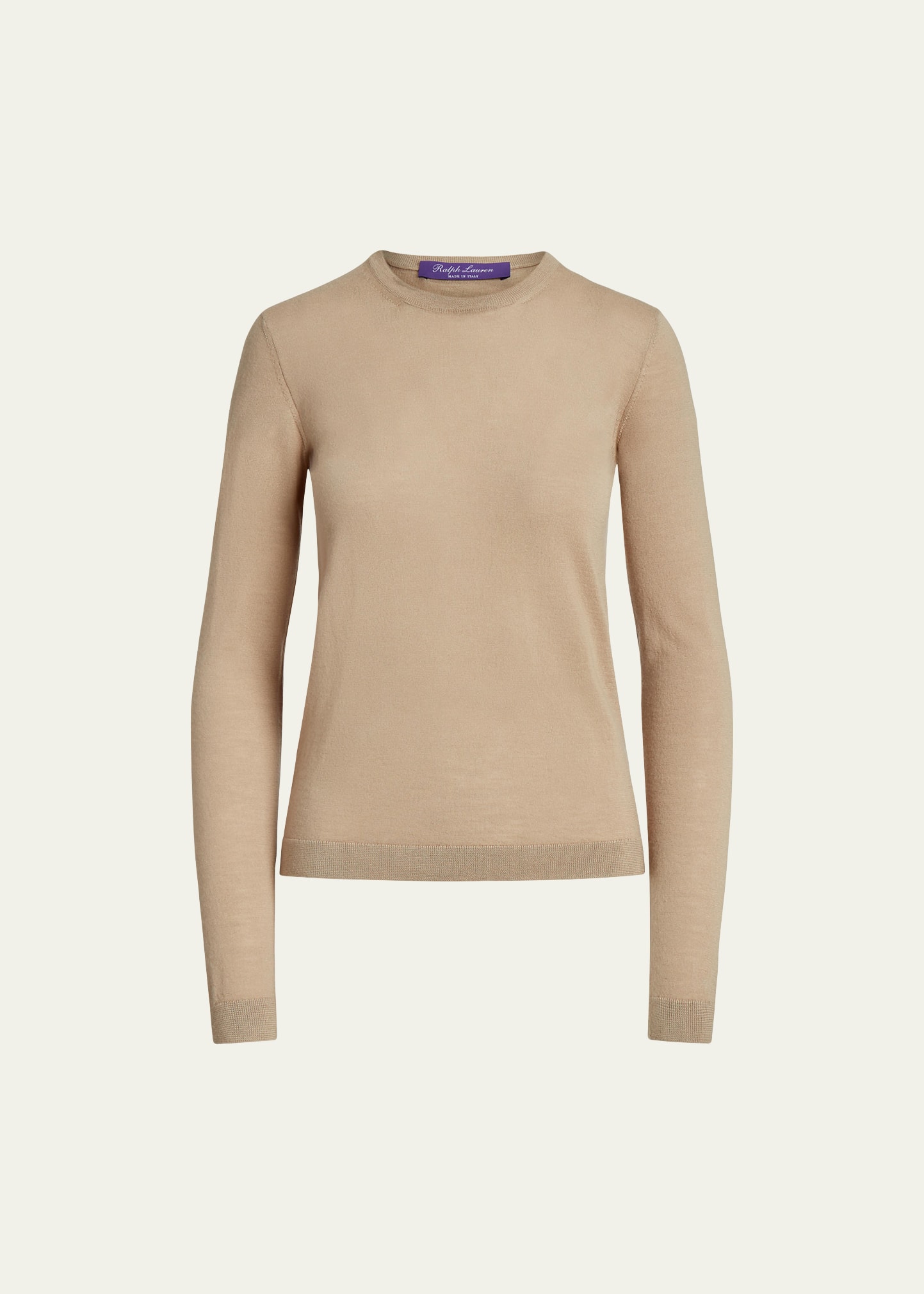 RALPH LAUREN CASHMERE KNIT CREWNECK SWEATER