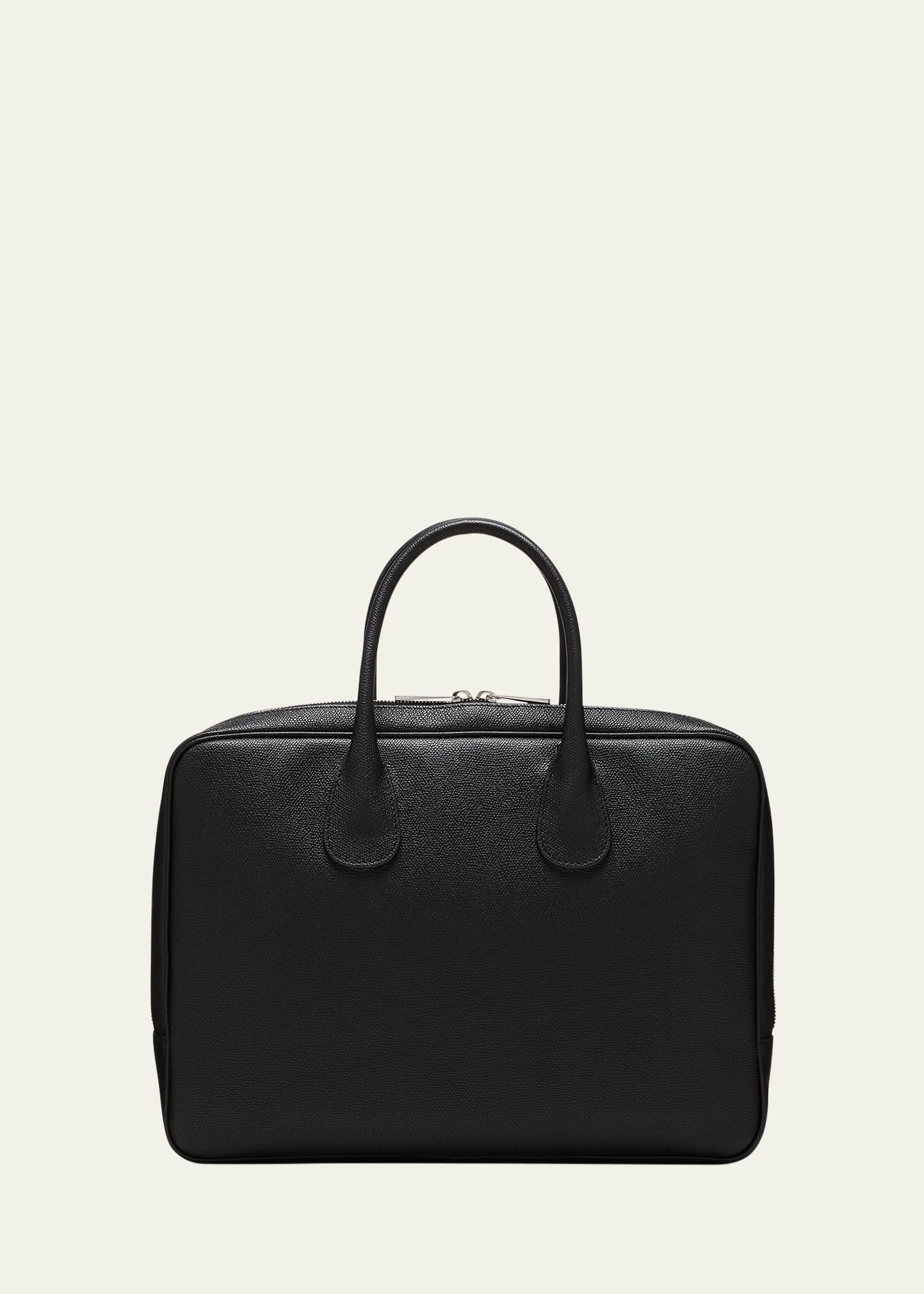 Men's MyLogo Leather Briefcase