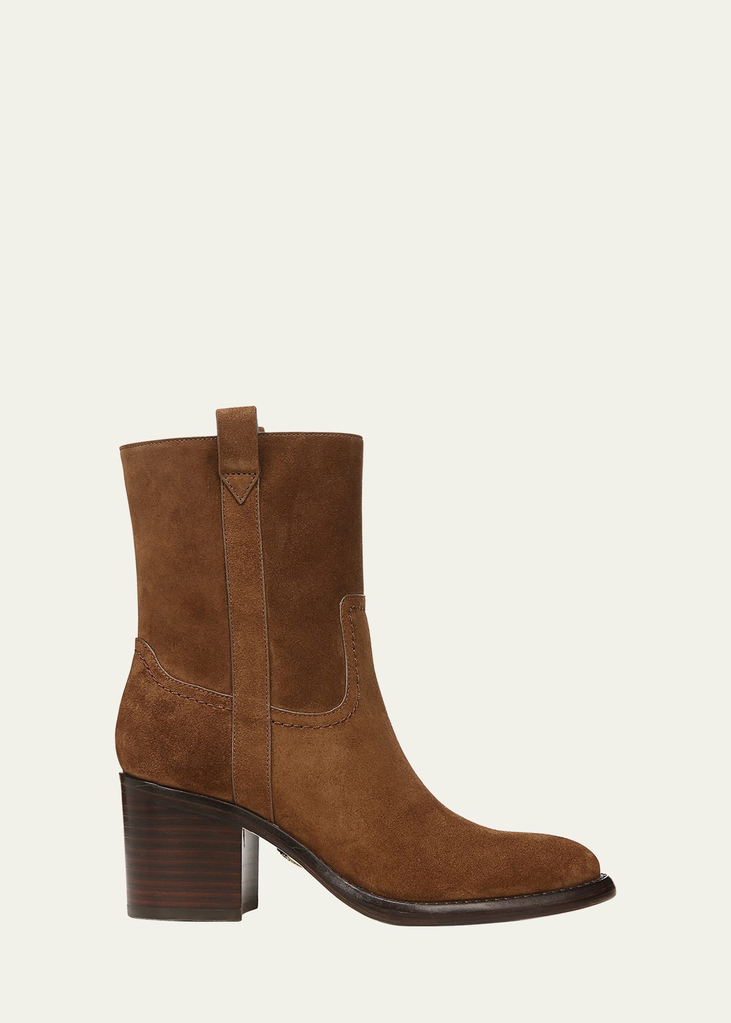 Carmen Suede Western Booties