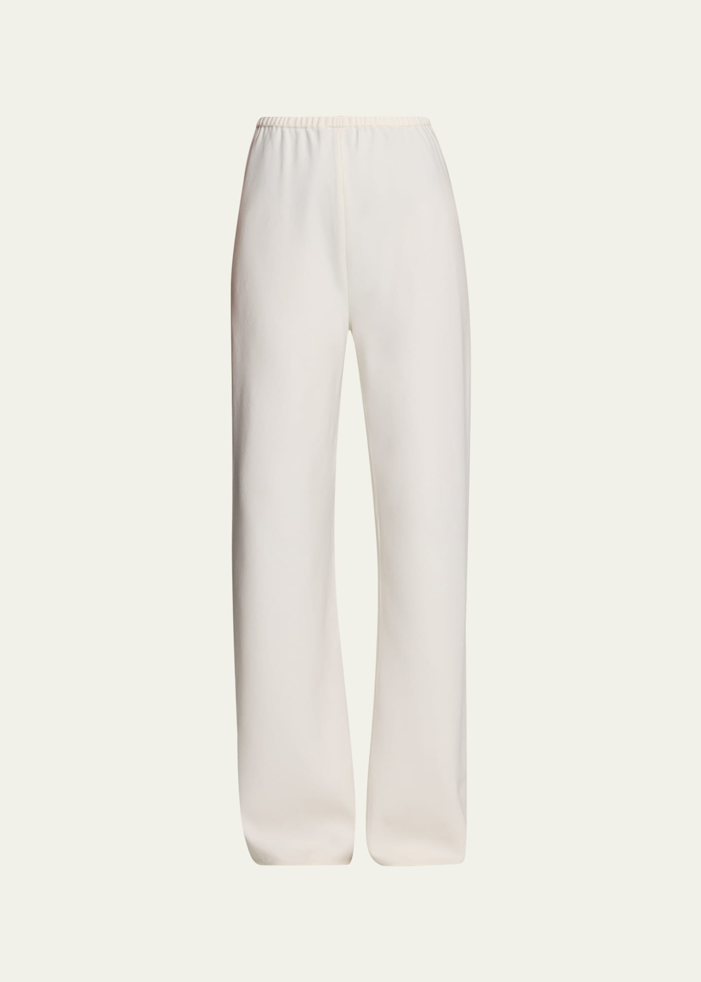 Wardrobe.nyc Bias Cut Pull-on Pants In White