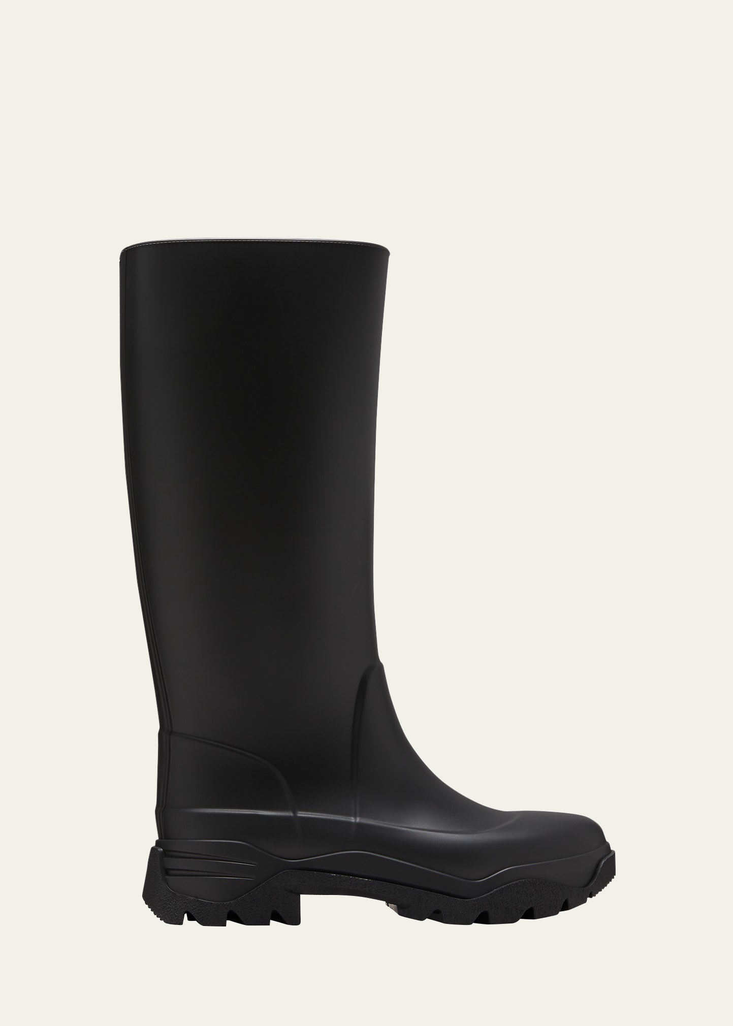Maison Margiela Tabi Rain Boots In Black