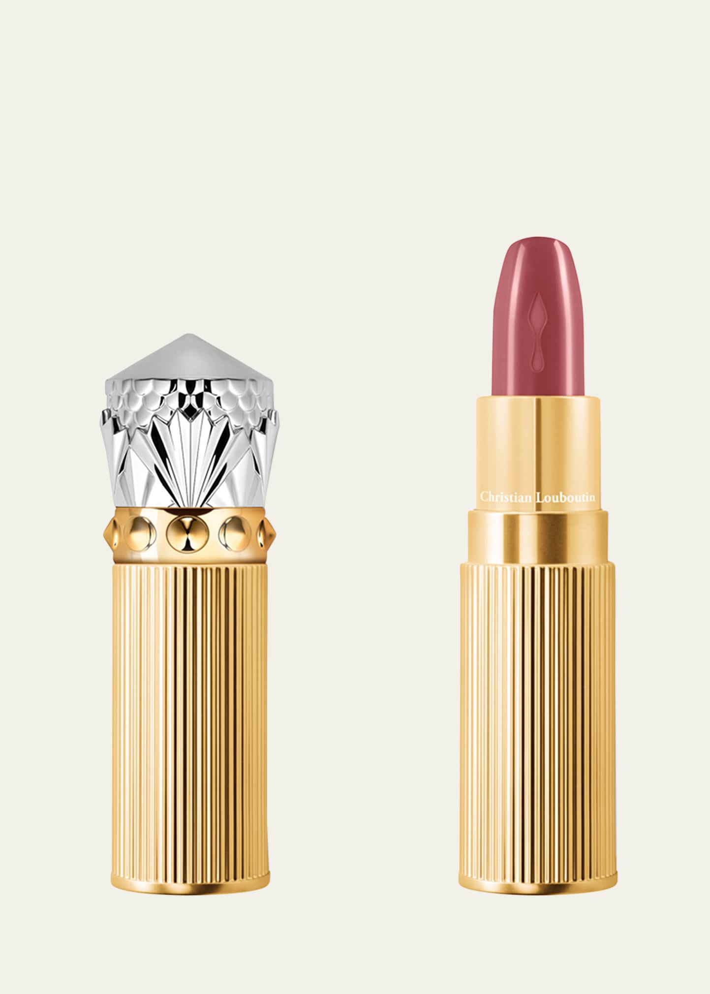 Christian Louboutin Rouge Louboutin Silky Satin On-the-go Lipstick In Dune Kiss 332