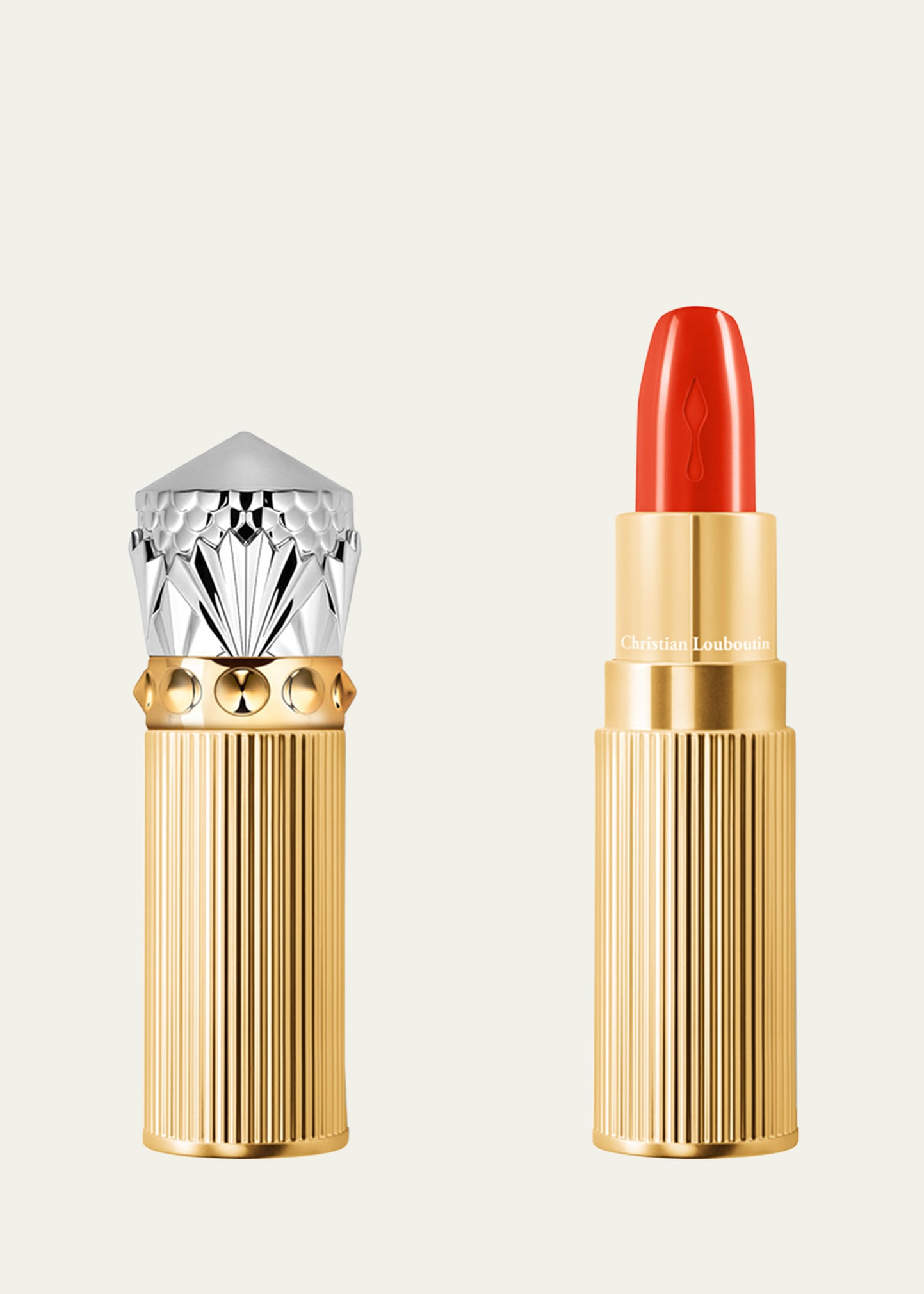 Christian Louboutin Rouge Louboutin Silky Satin On-the-go Lipstick In My Orange 555