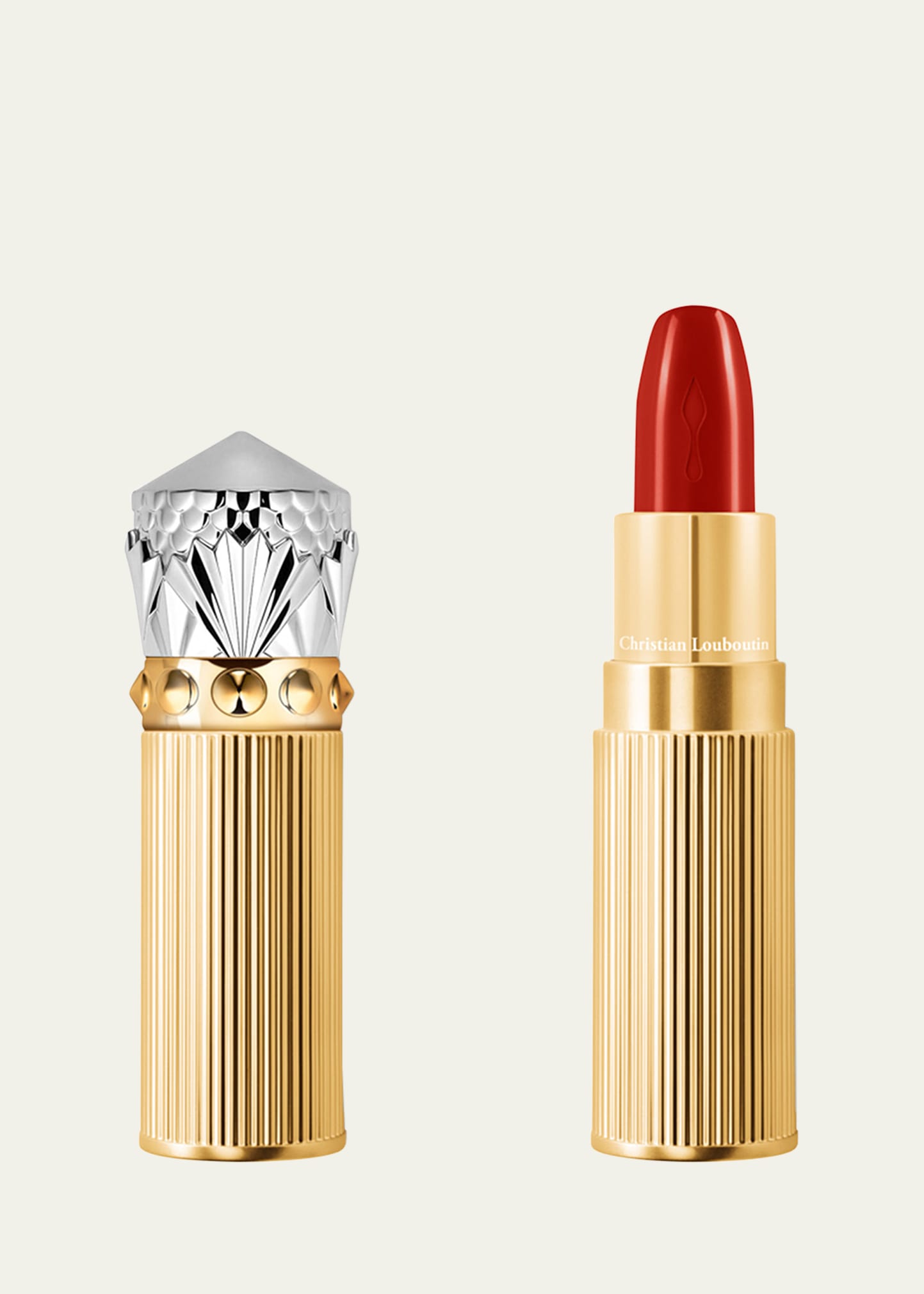 Christian Louboutin Rouge Louboutin Silky Satin On-the-go Lipstick In Private Red 111