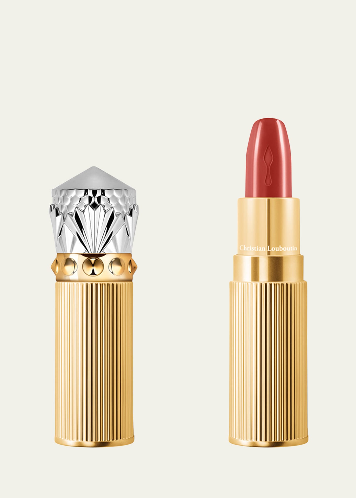 Christian Louboutin Rouge Louboutin Silky Satin On-the-go Lipstick In Bobo Blush 385