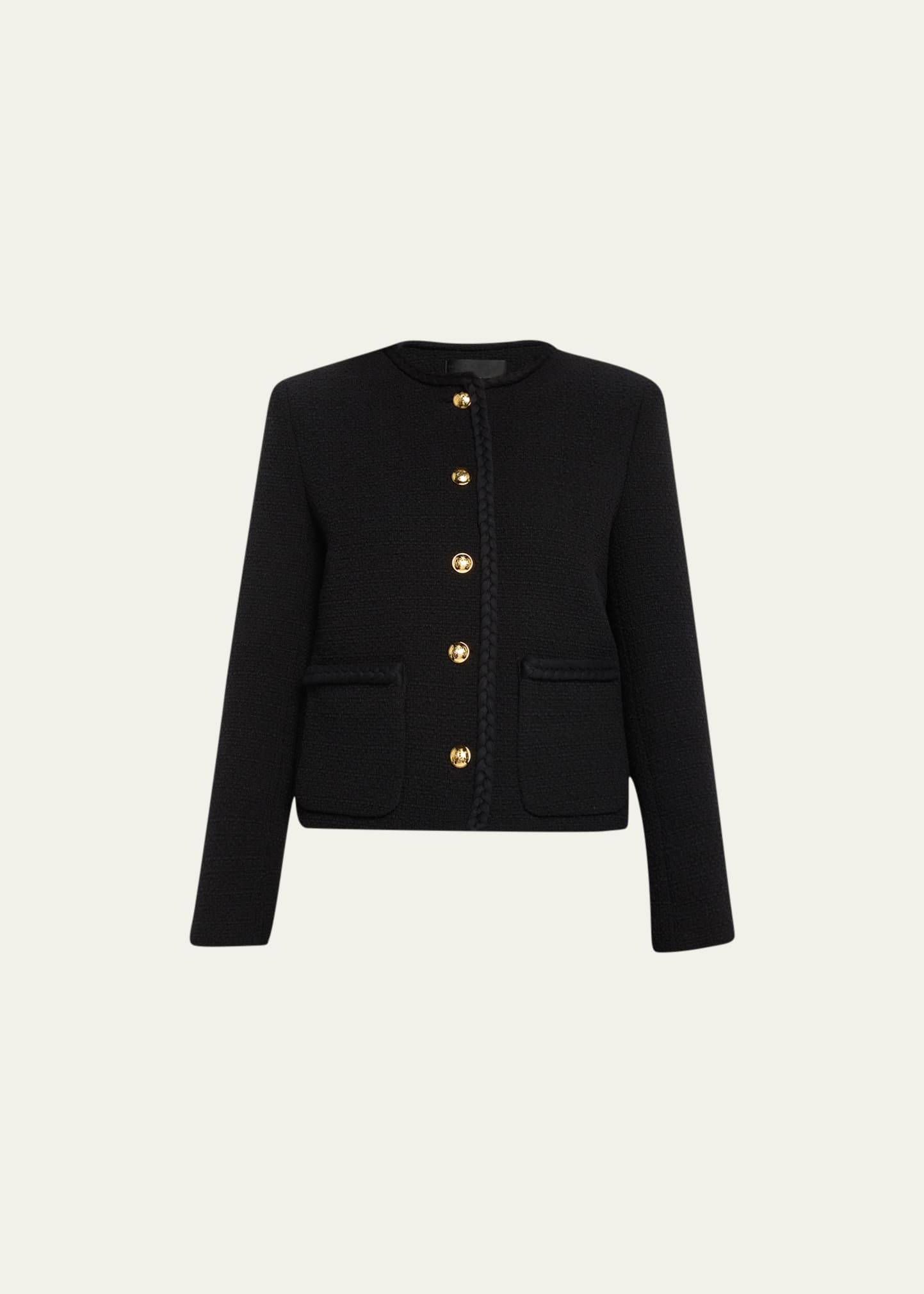 Romy Boucle Cropped Jacket