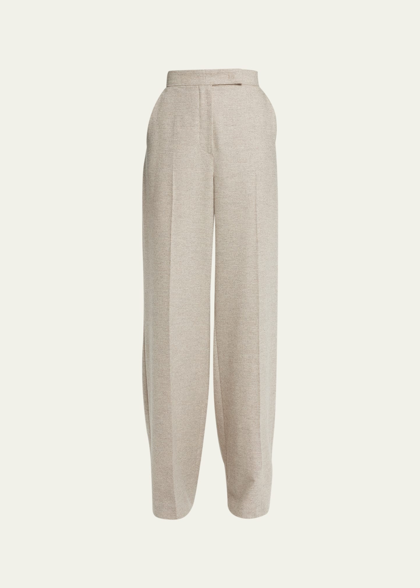 Pontiac Cashmere-Blend Wide-Leg Trousers