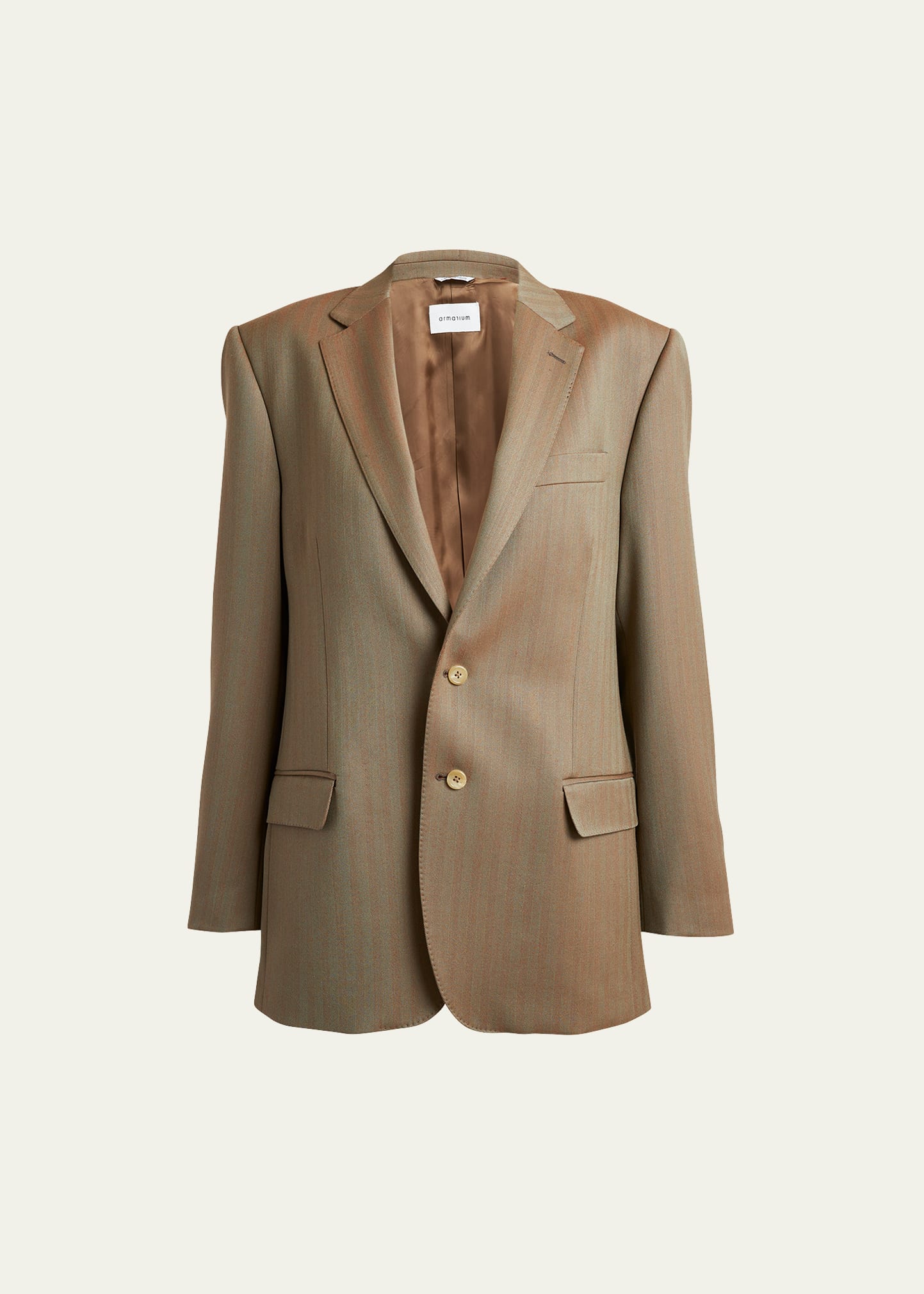 Noah Solaro Wool Double-Breasted Blazer