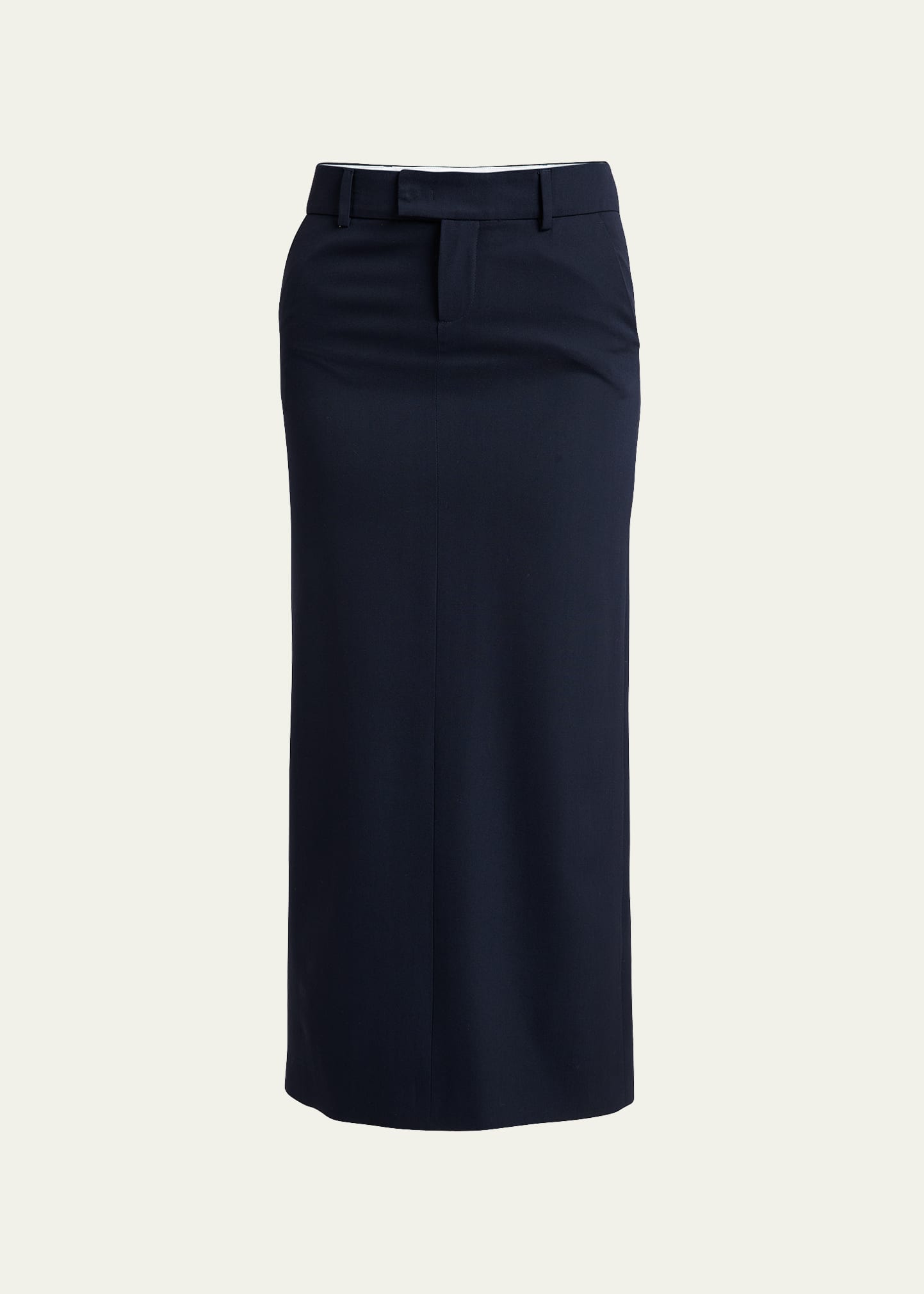 Loren Wool Tube Midi Skirt