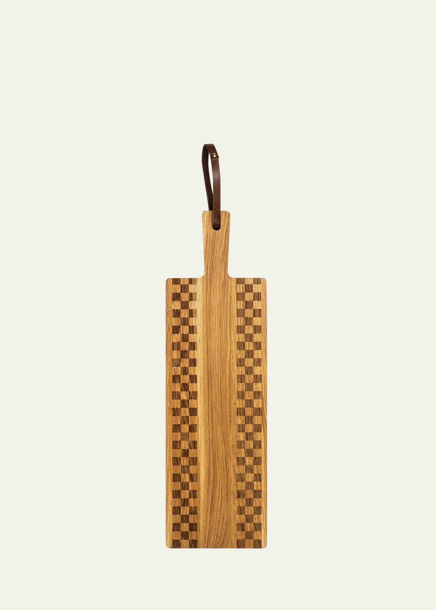 Mackenzie-childs Check Serving Board In Brown