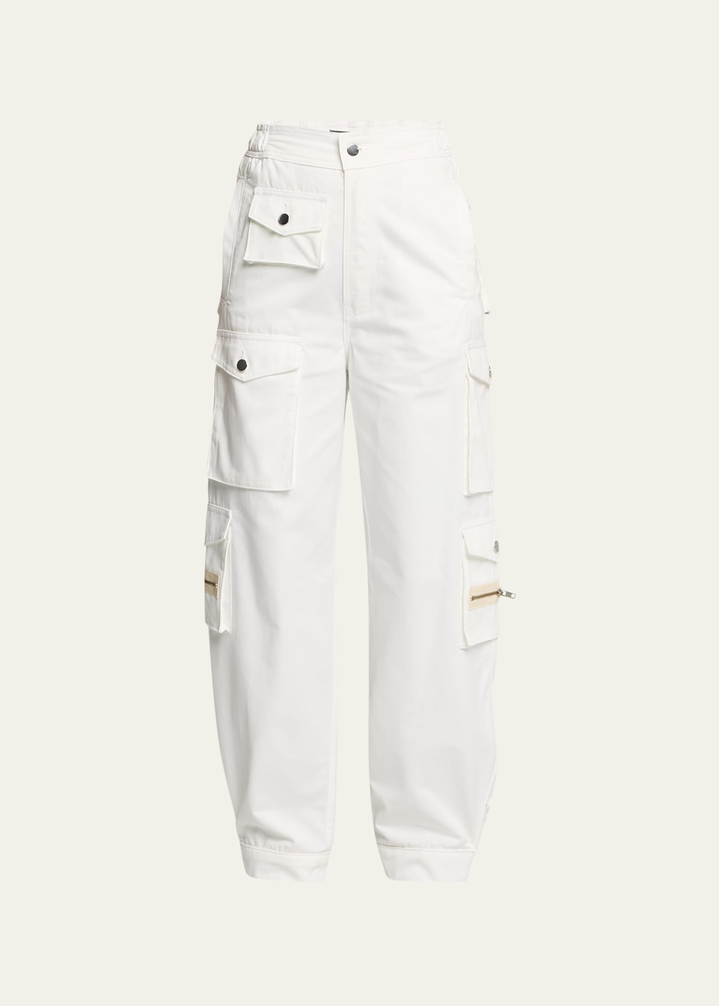 Shop Eb Denim Straight-leg Cargo Jeans In White