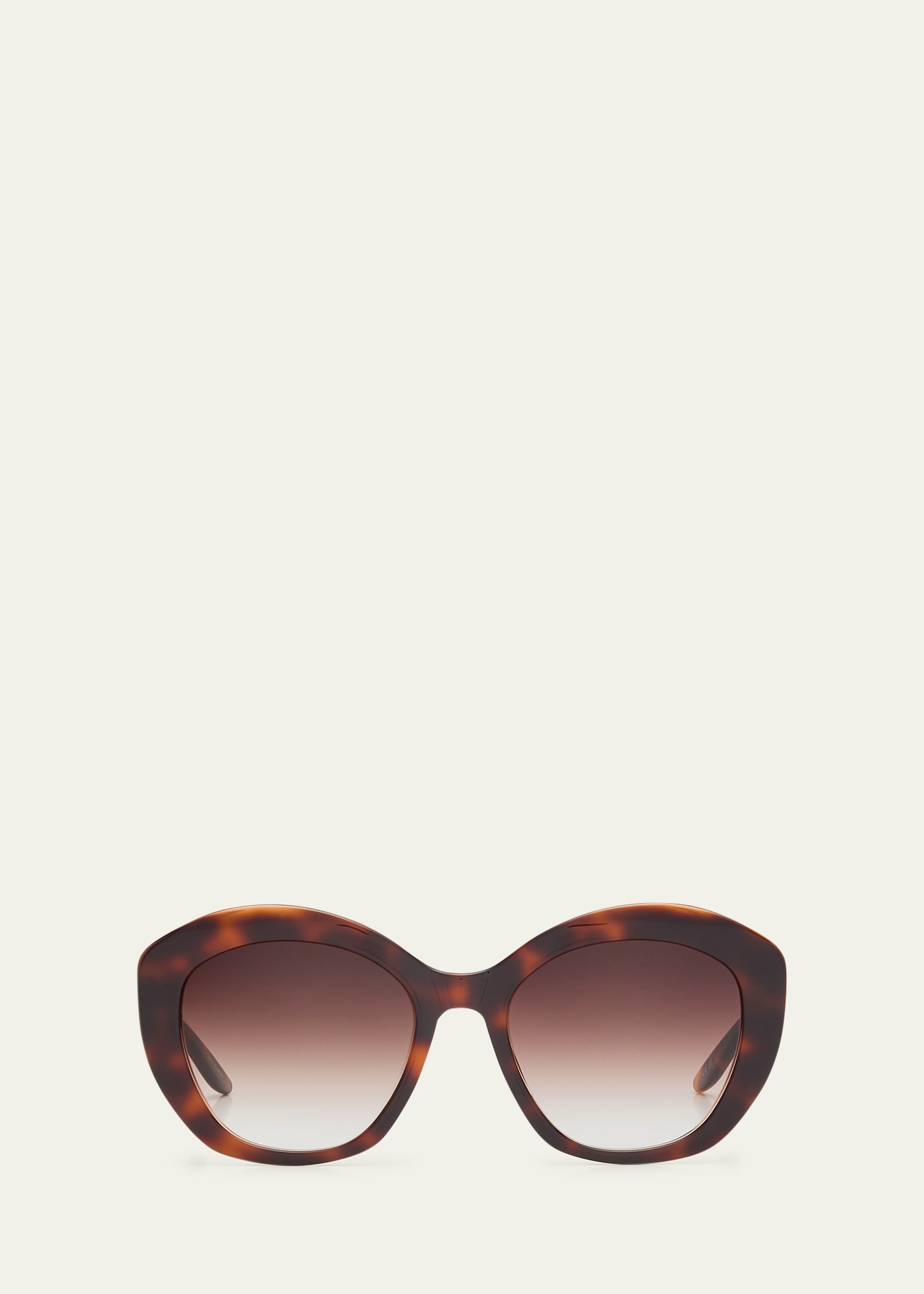 Barton Perreira Galilea Zyl Oval Sunglasses In Brown