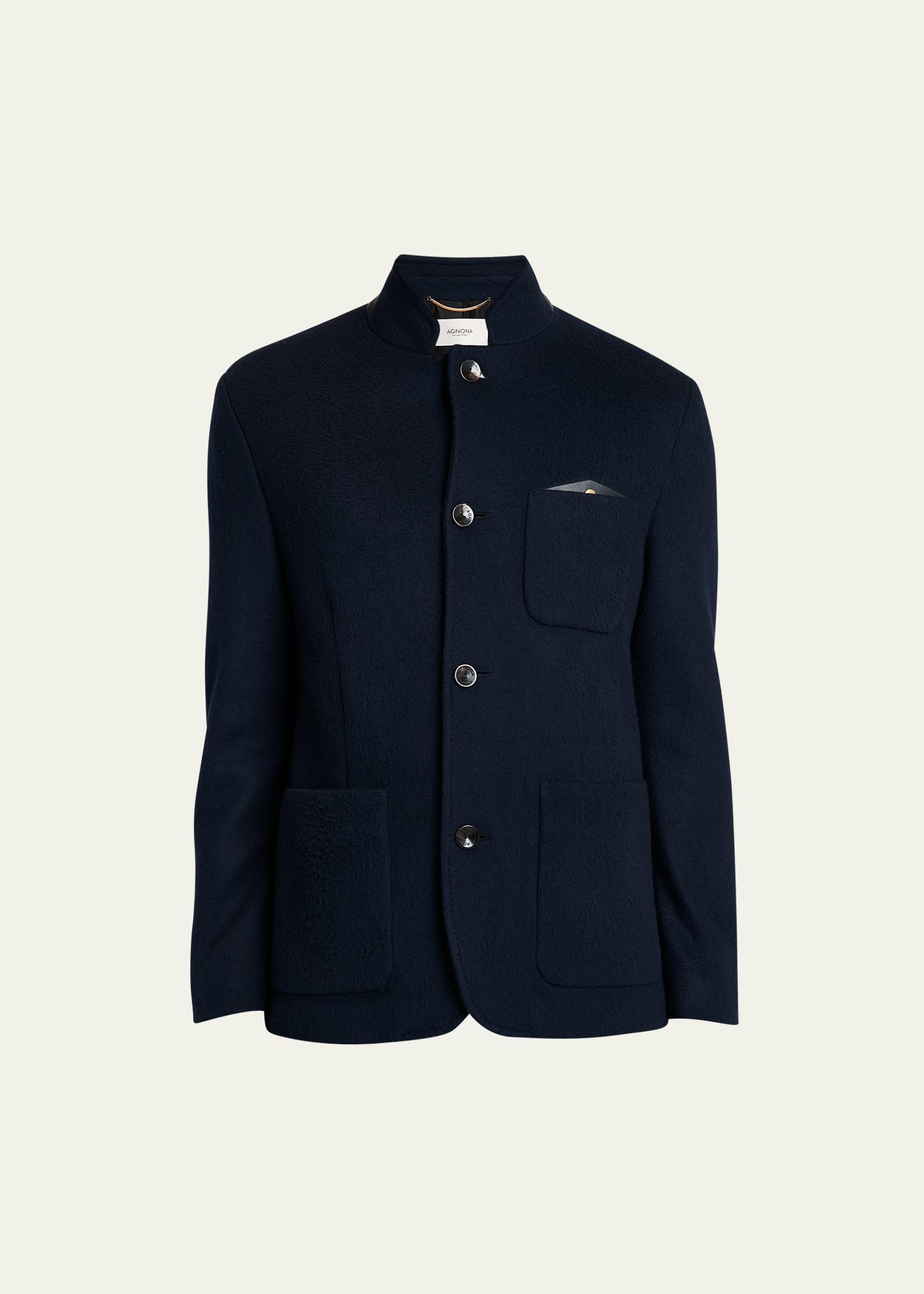 Agnona Men's Wool-Cashmere 4-Button Blazer