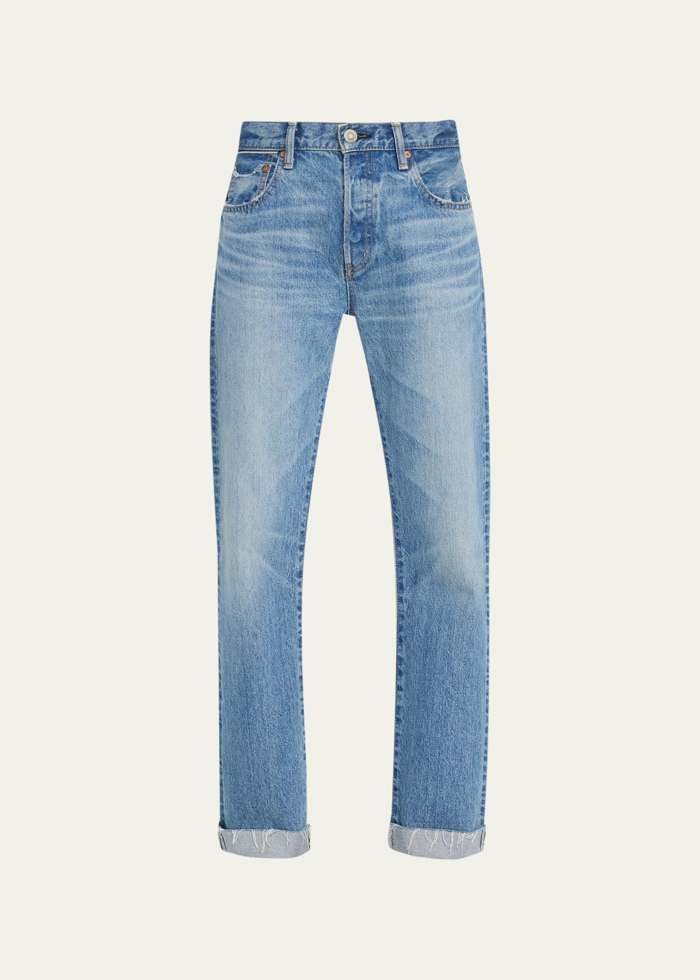 Bostonia Low Rise Wide-Straight Jeans