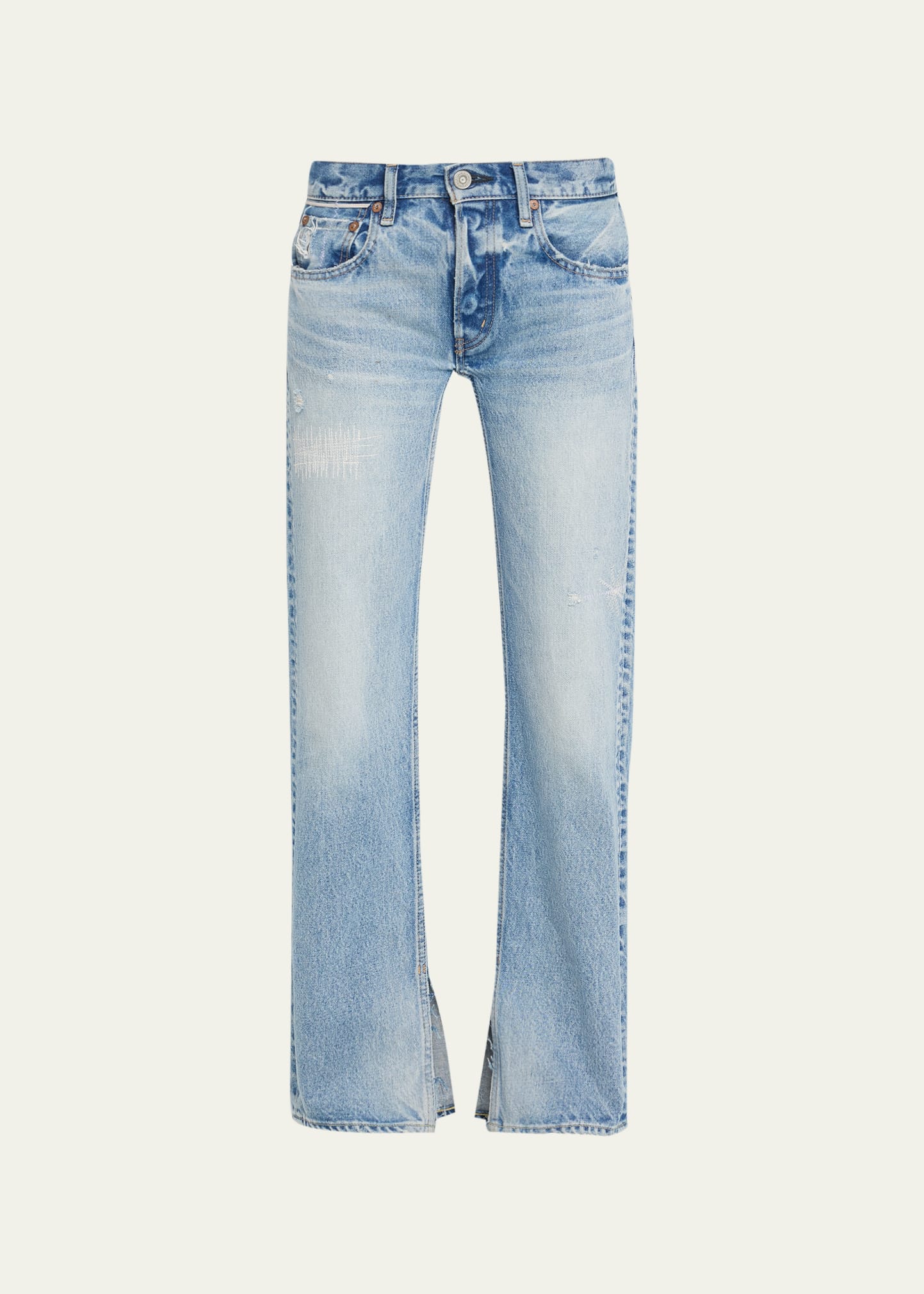 Midland Low Rise Skinny Distressed Jeans