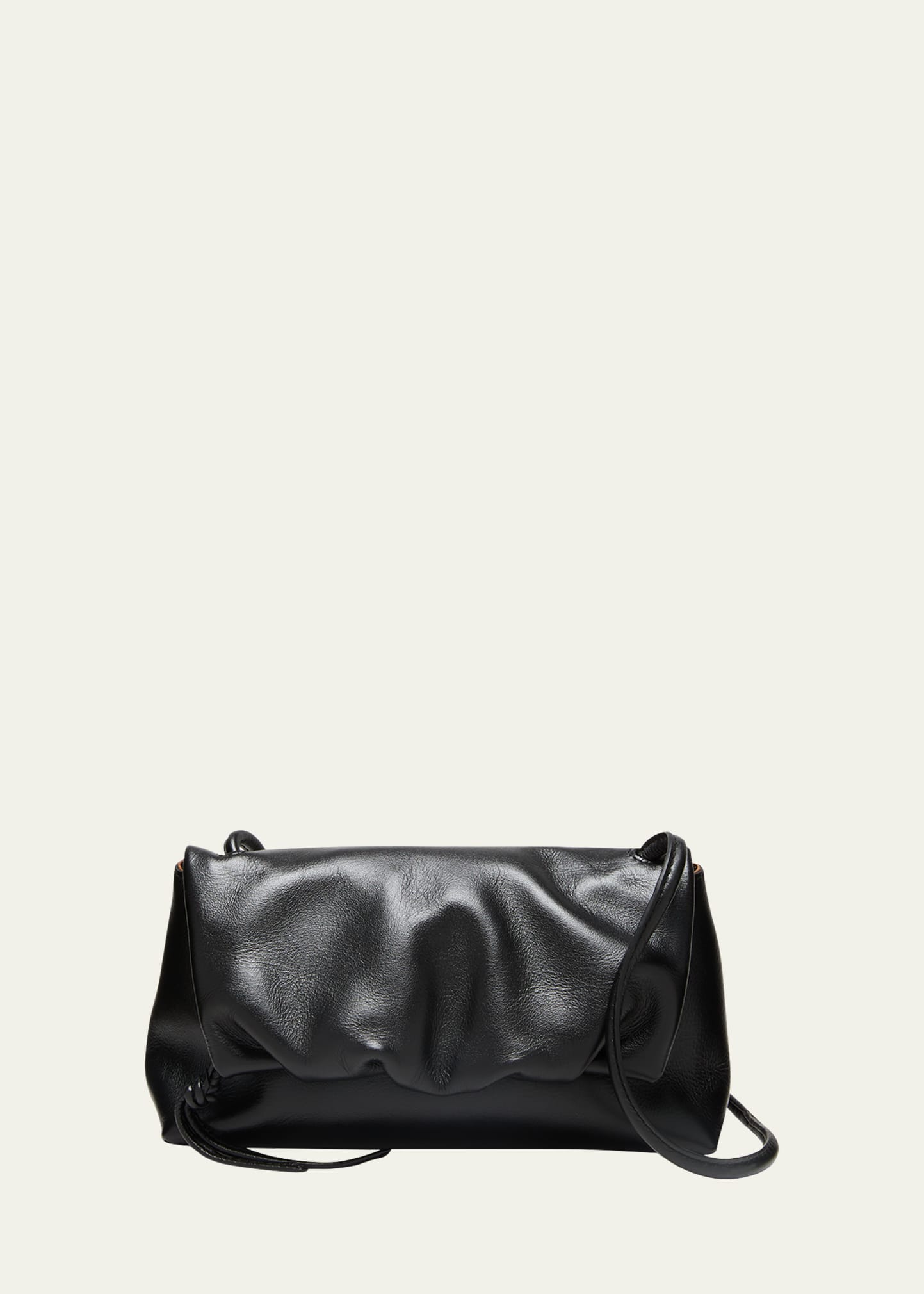 Mignon Mini Leather Shoulder Bag In 900 Black