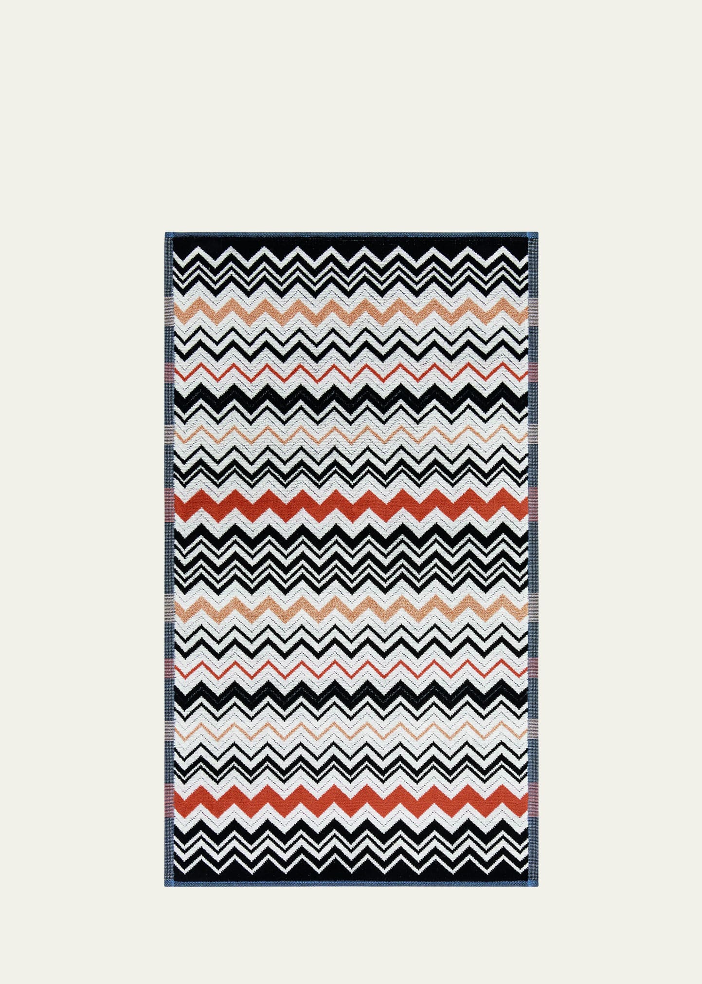 Missoni Bernard Hand Towel In Nero Multicolor
