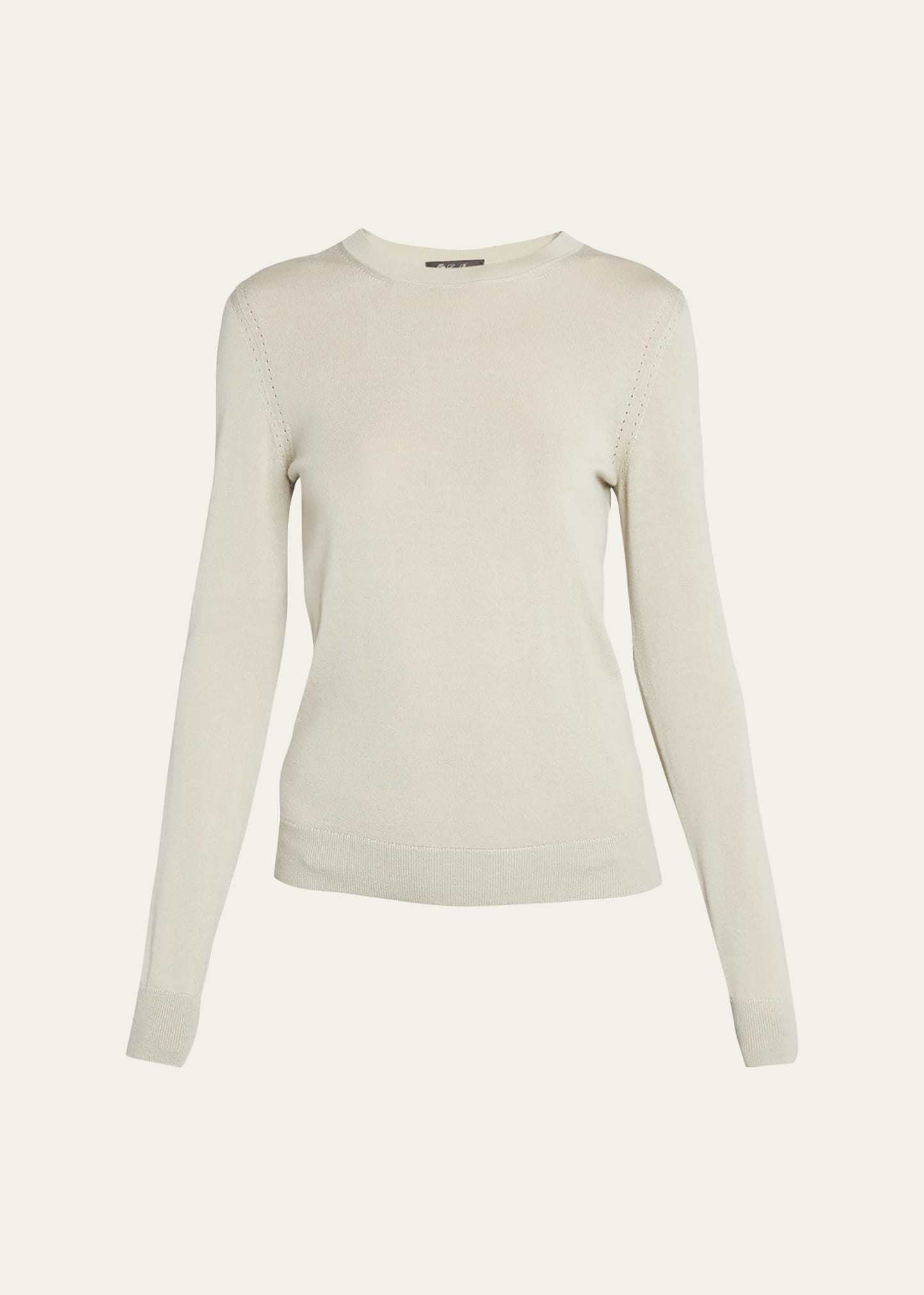 Loro Piana Long-sleeve Cashmere Sweater In 50x6 Wasabi Powde