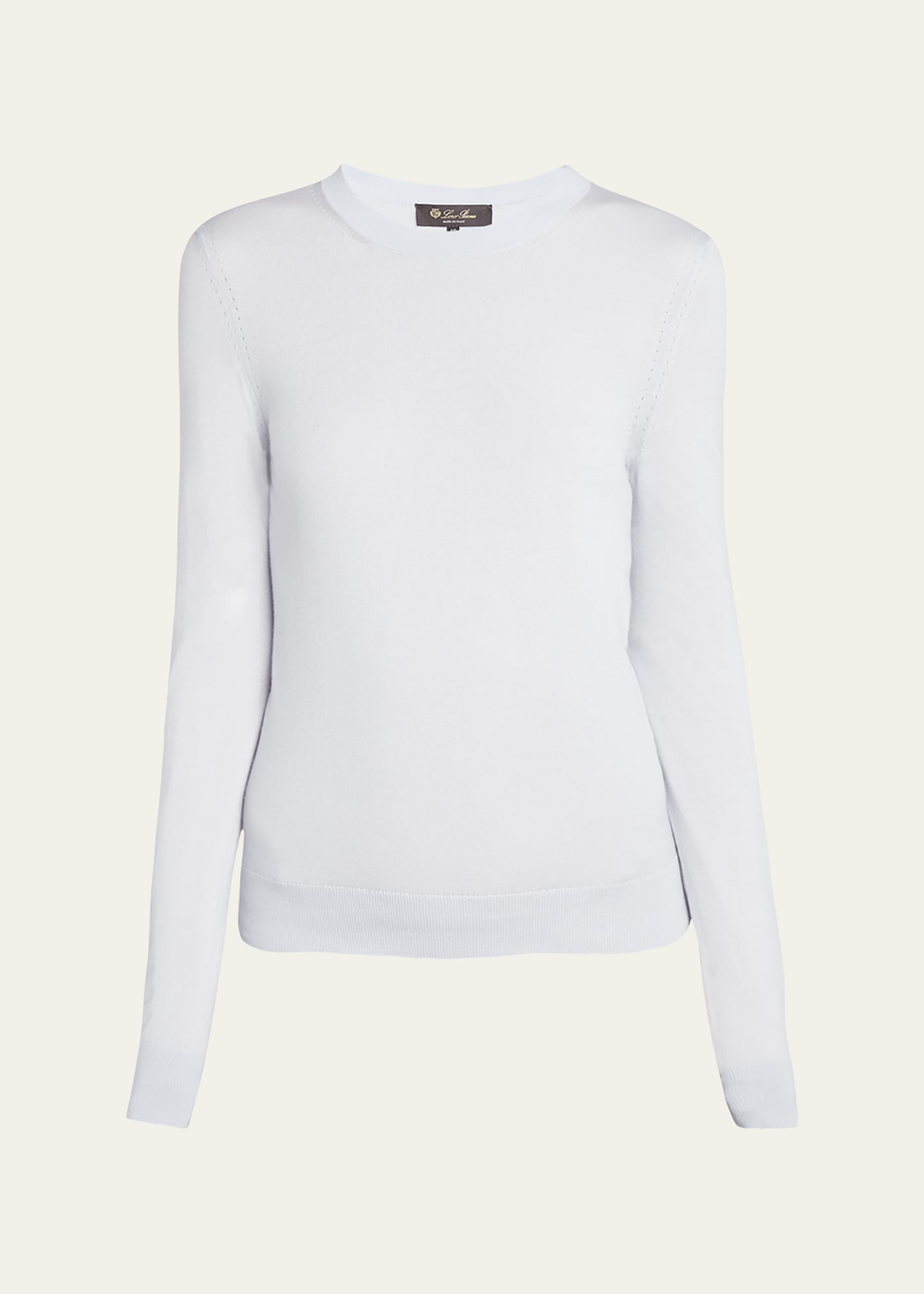 Loro Piana Long-sleeve Cashmere Sweater In 60gs Morning Sky