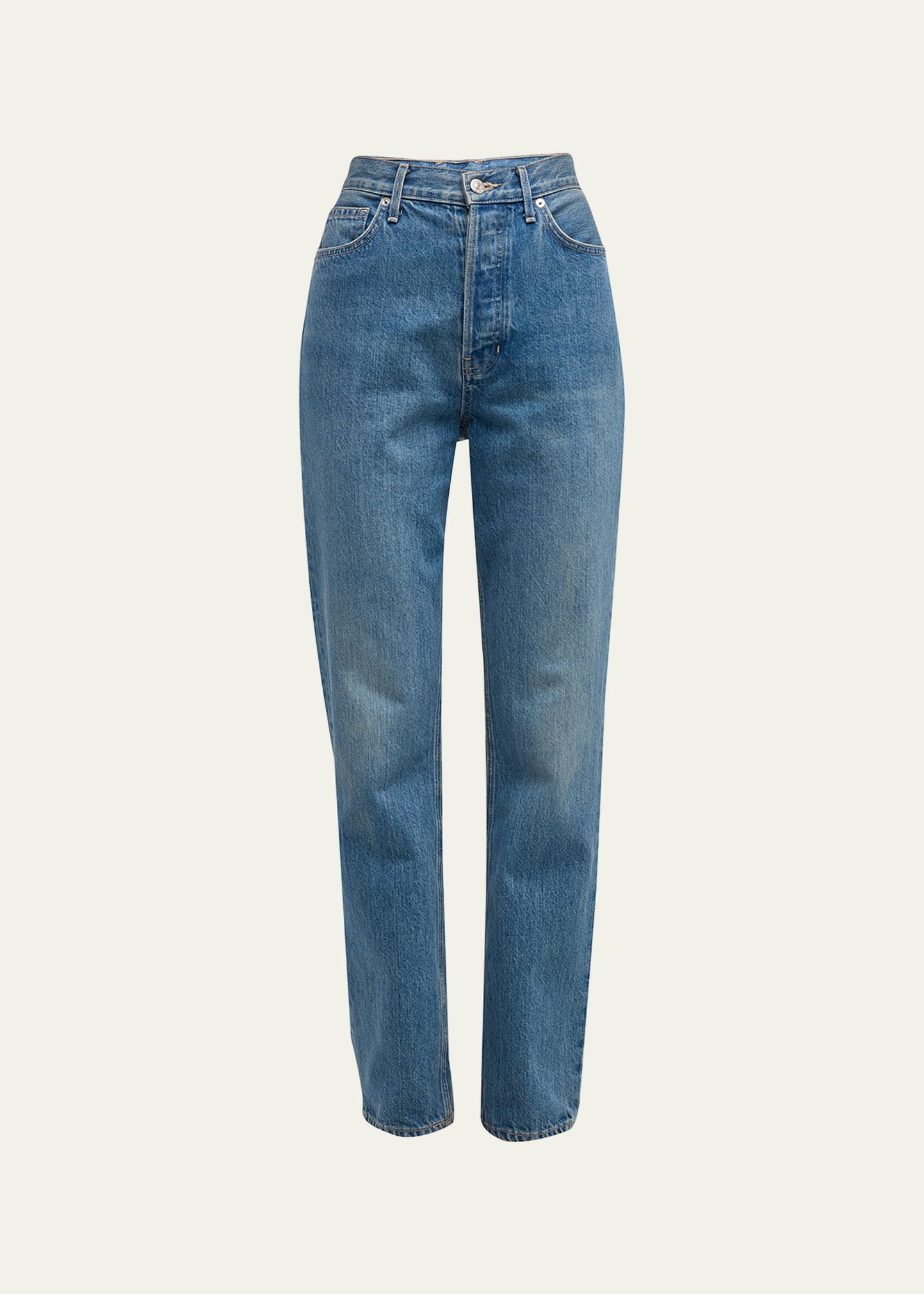 Veronica Beard Jeans Daniela High Rise Straight-leg Jeans In Wanderer D ...